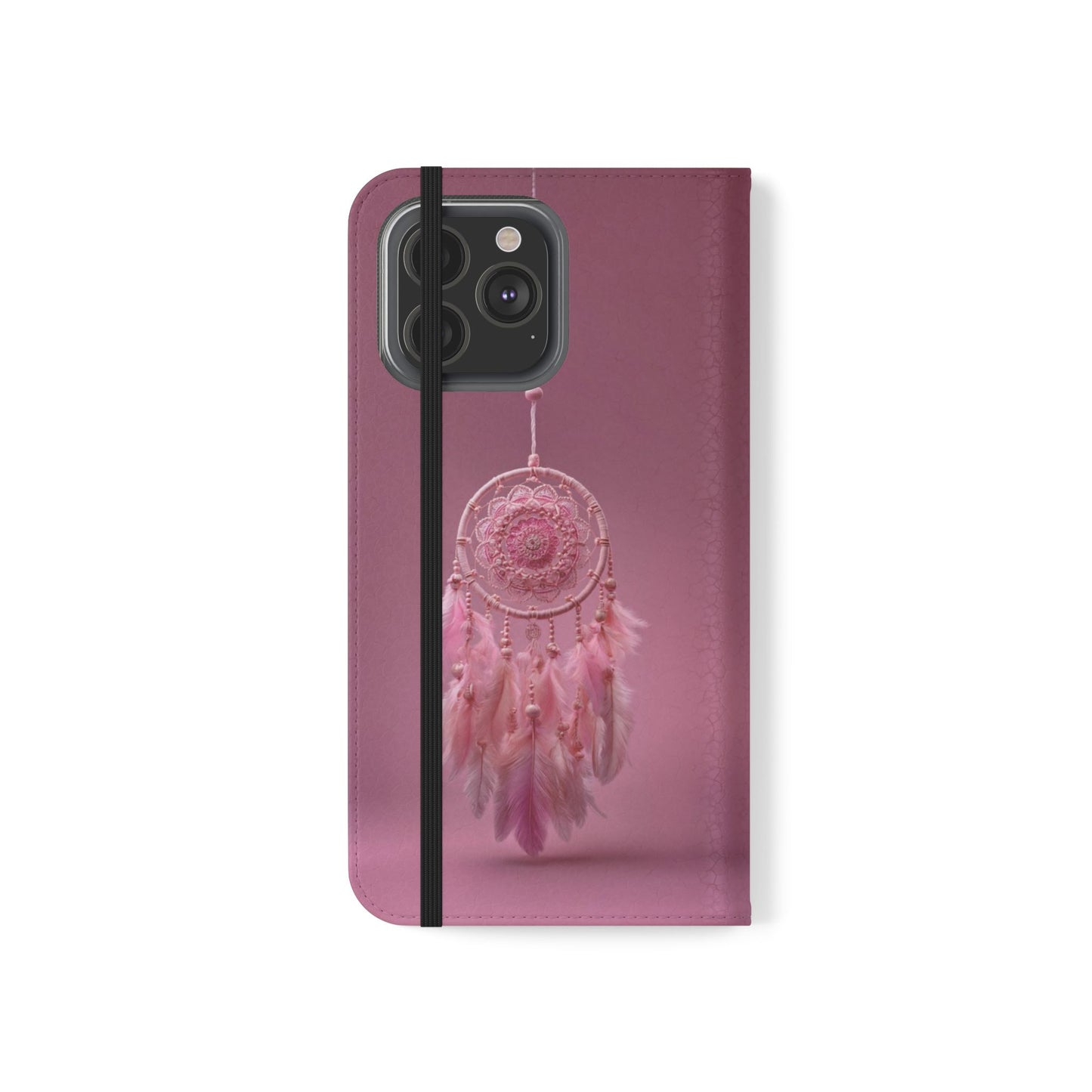 Pink Lace Dreamcatcher - Wallet Flip Case