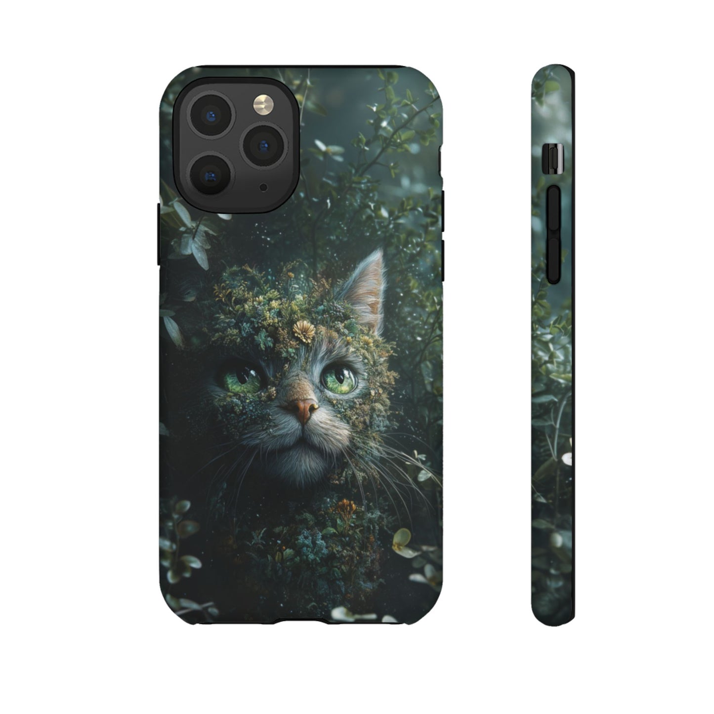 Forest Fantasy Cat Phone Case – iPhone, Google Pixel, Samsung Galaxy