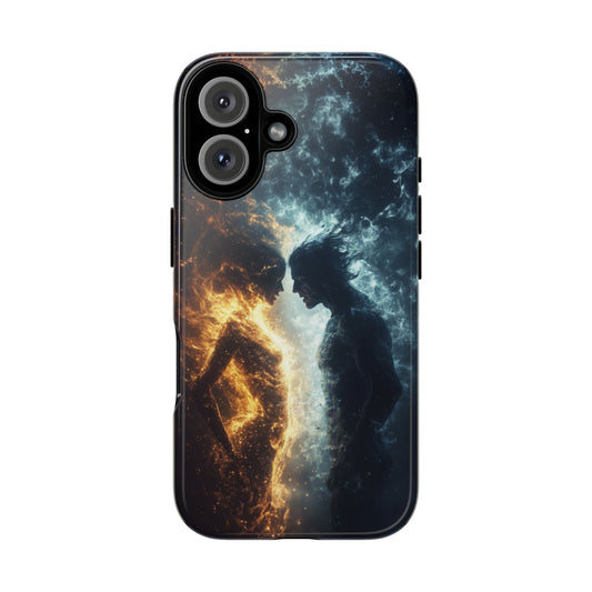 Fire & Frost Lovers - Tough iPhone Case