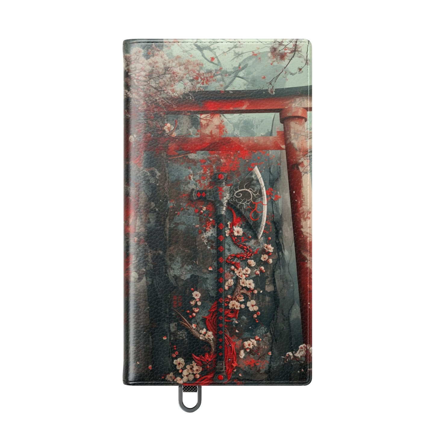 Sakura Warrior Axe - Wallet Flip Case