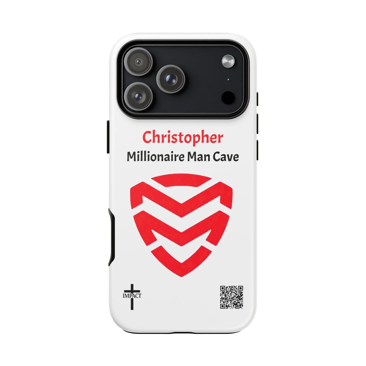 MMC (white) Tough Phone Case - Troy - Personalized