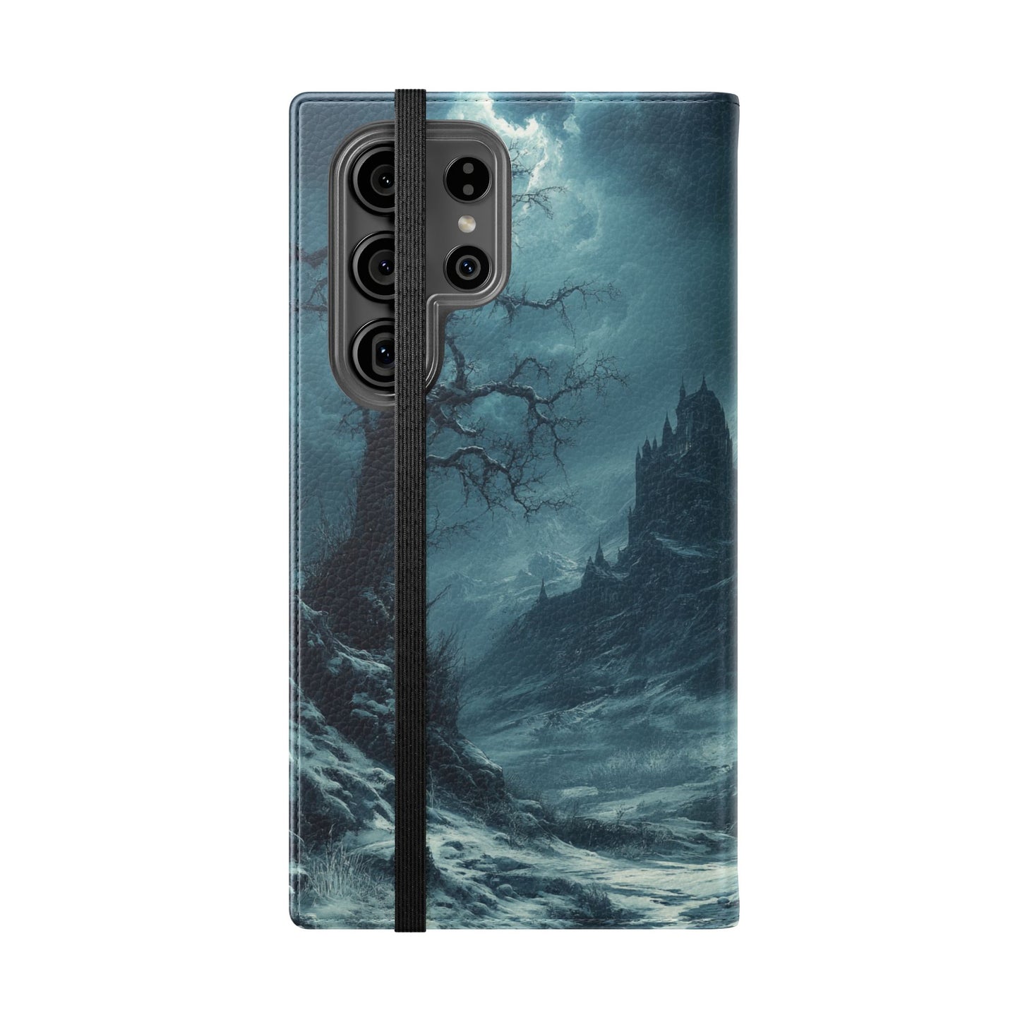 Stormy Castle - Wallet Flip Case