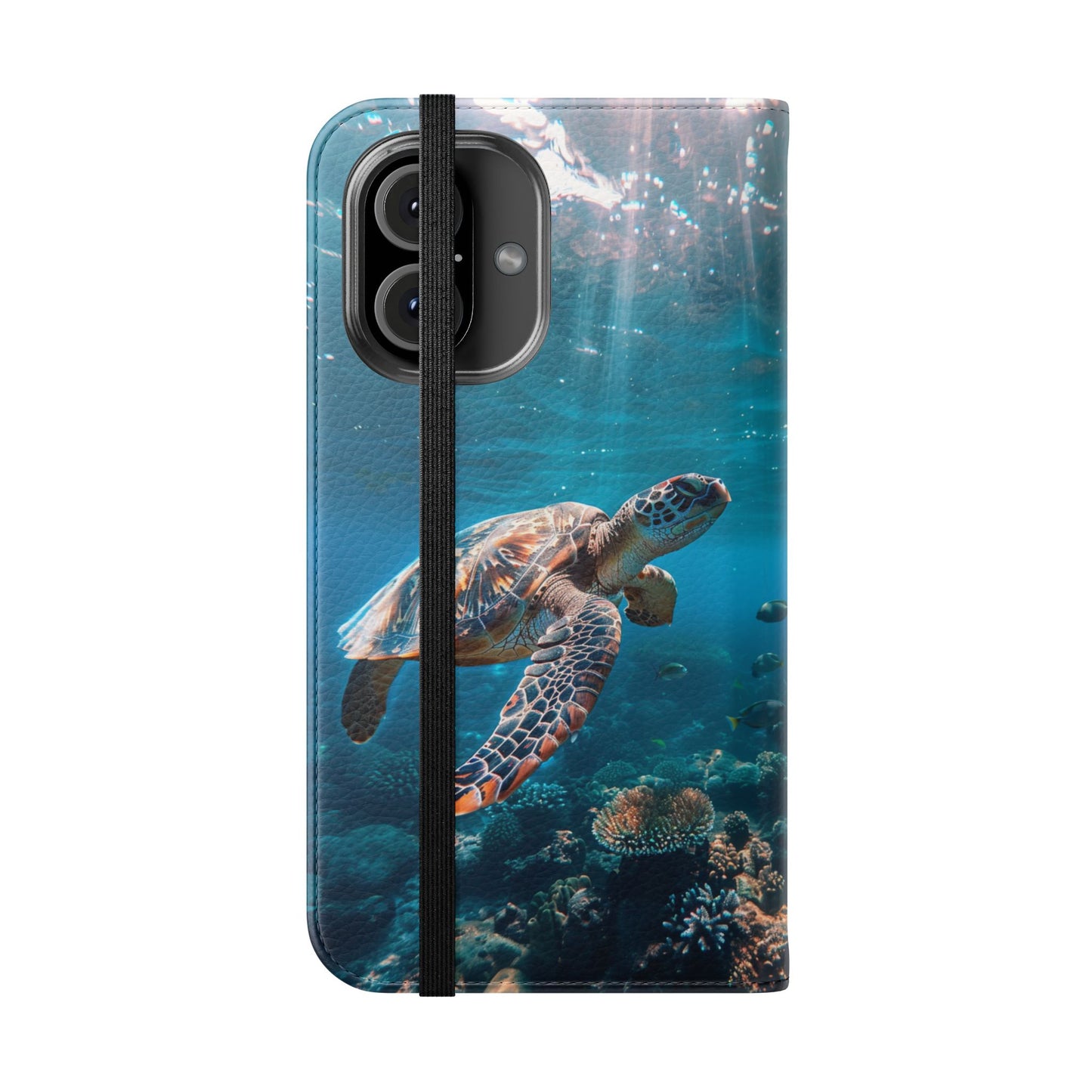 Ocean Guardian Sea Turtle - Wallet Flip Case