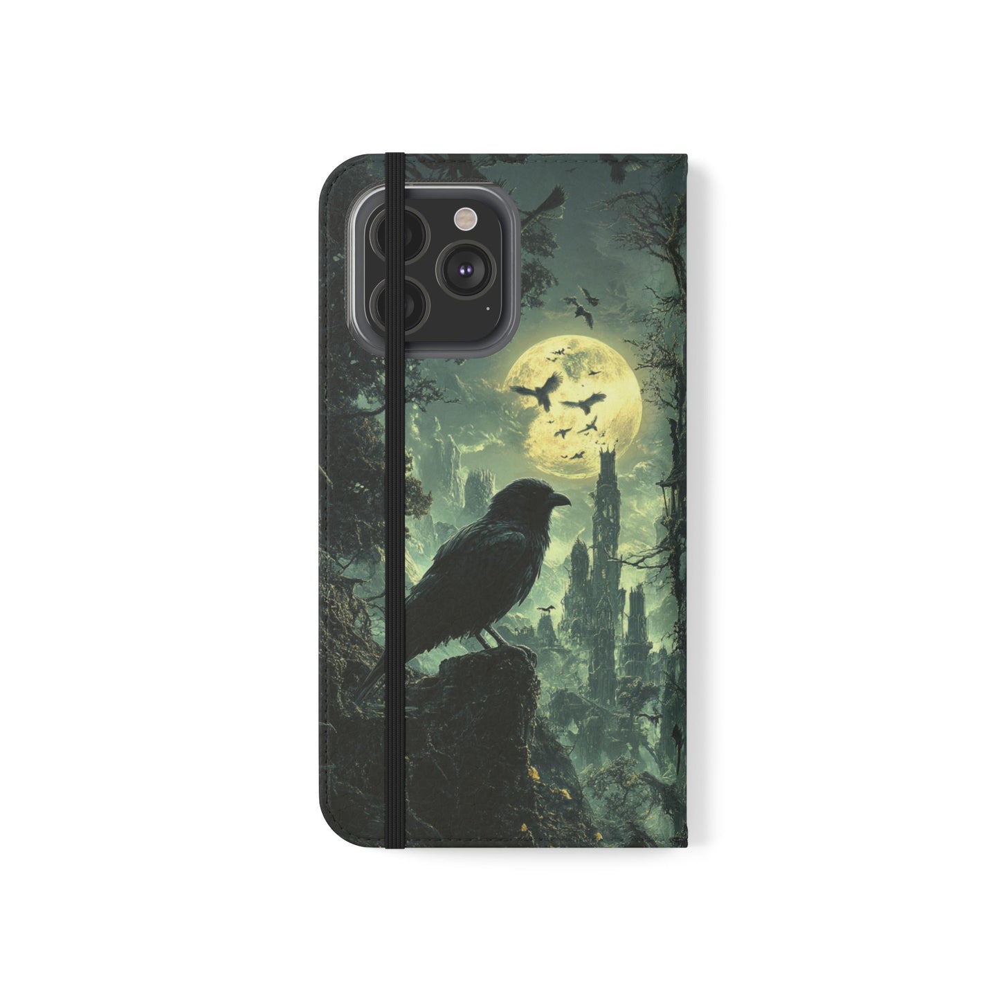 Raven Moon - Wallet Flip Case