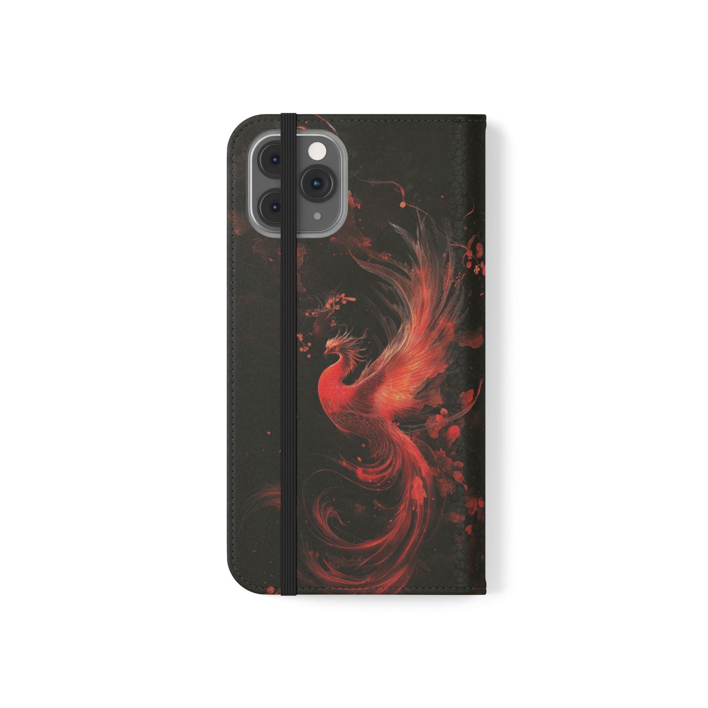 Crimson Phoenix - Wallet Flip Case