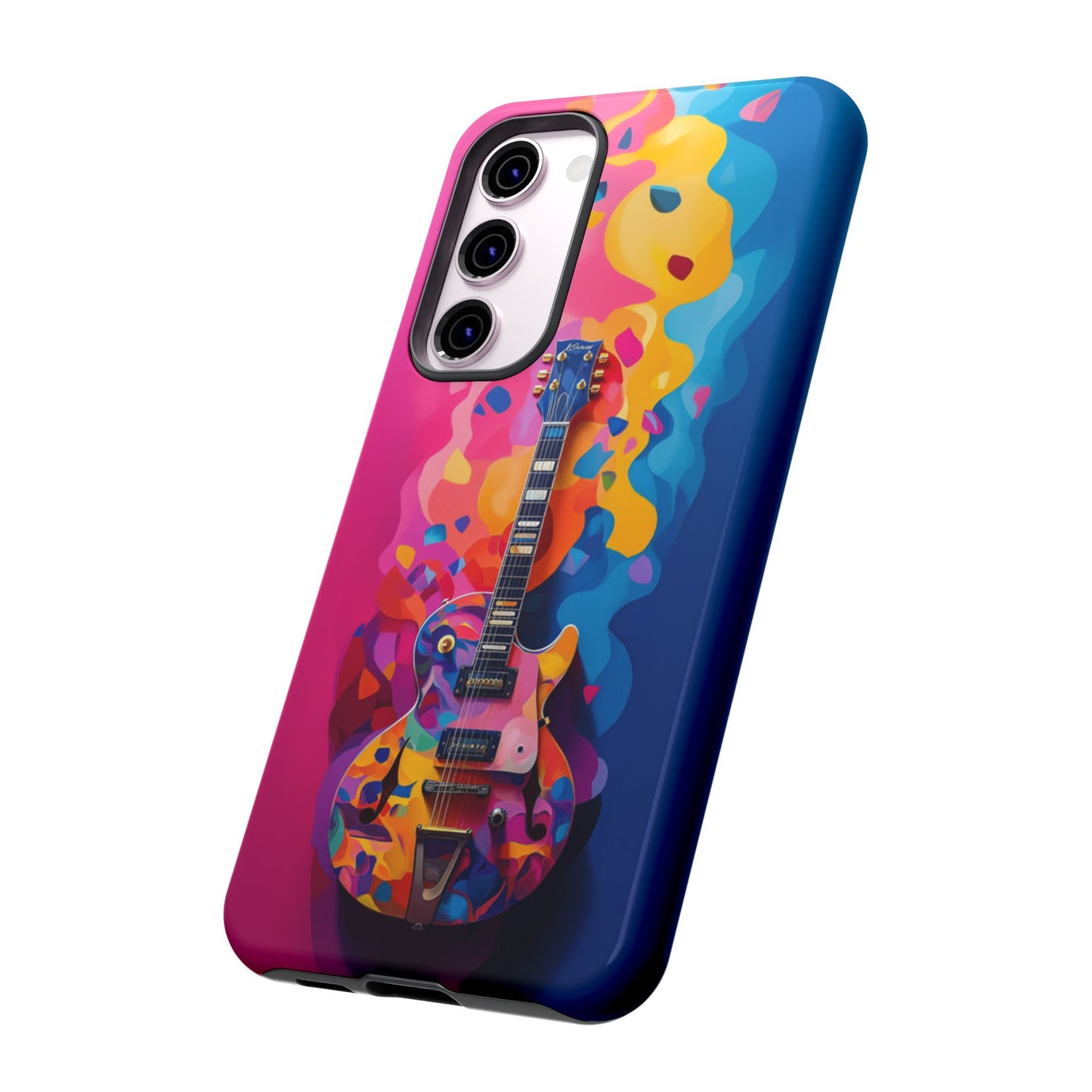 Vibrant Abstract Guitar Phone Case - iPhone, Google Pixel, Samsung Galaxy