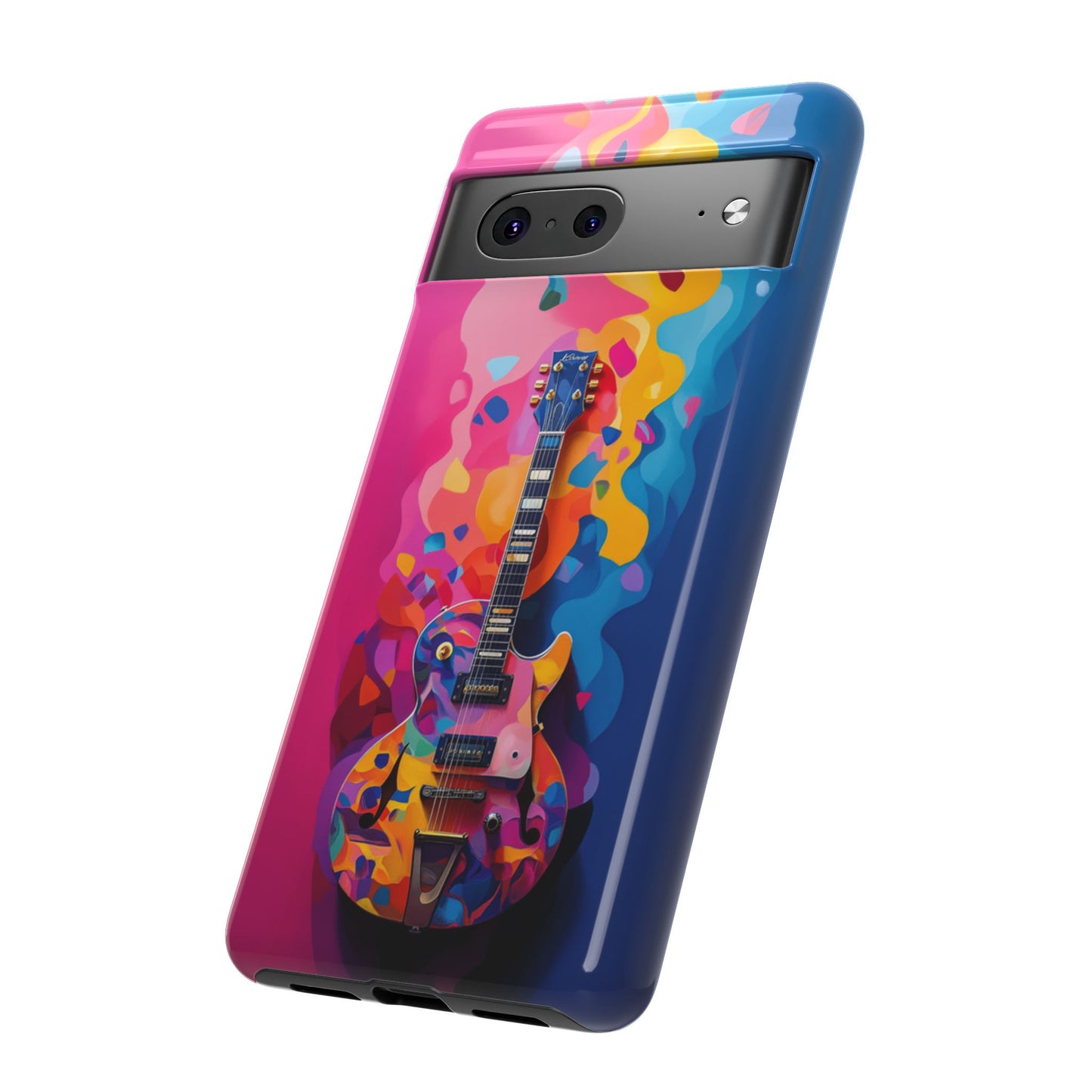 Vibrant Abstract Guitar Phone Case - iPhone, Google Pixel, Samsung Galaxy