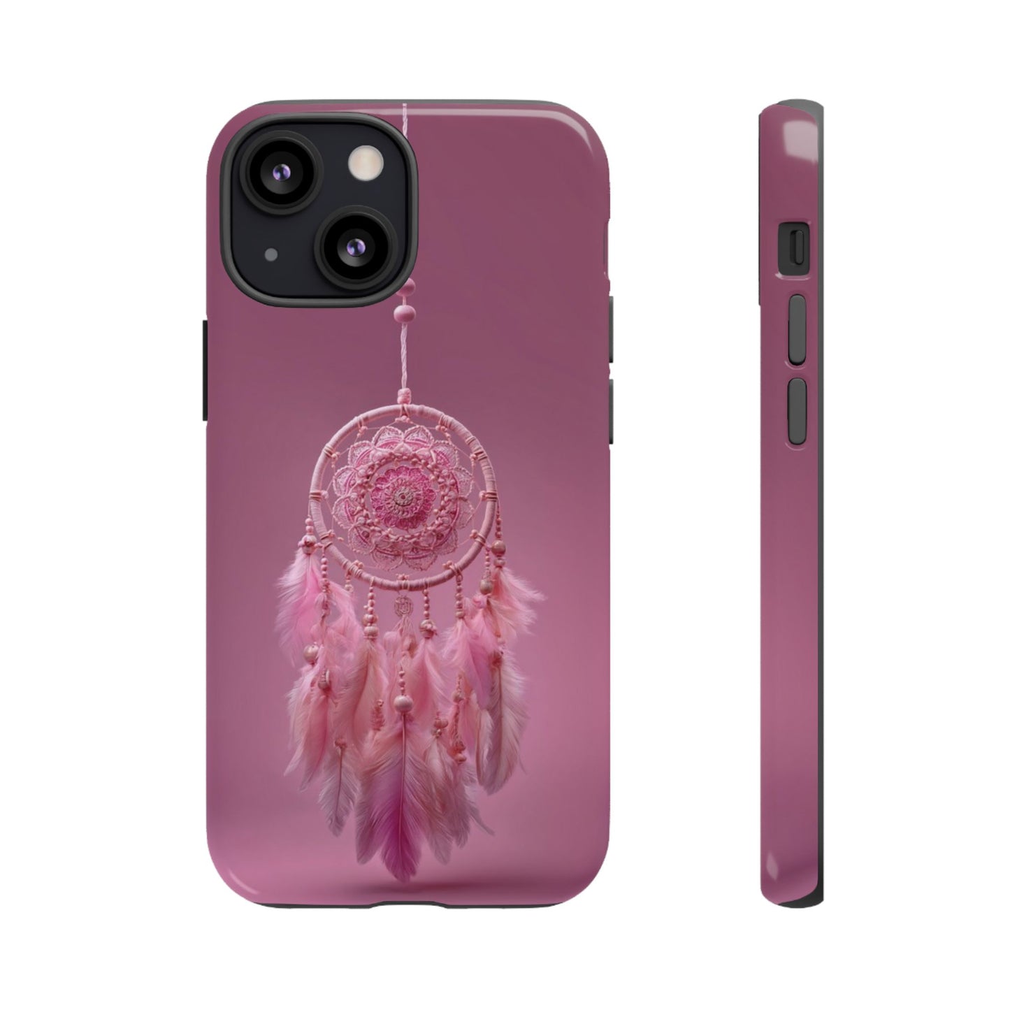 Pink Lace Dreamcatcher - Tough iPhone Case