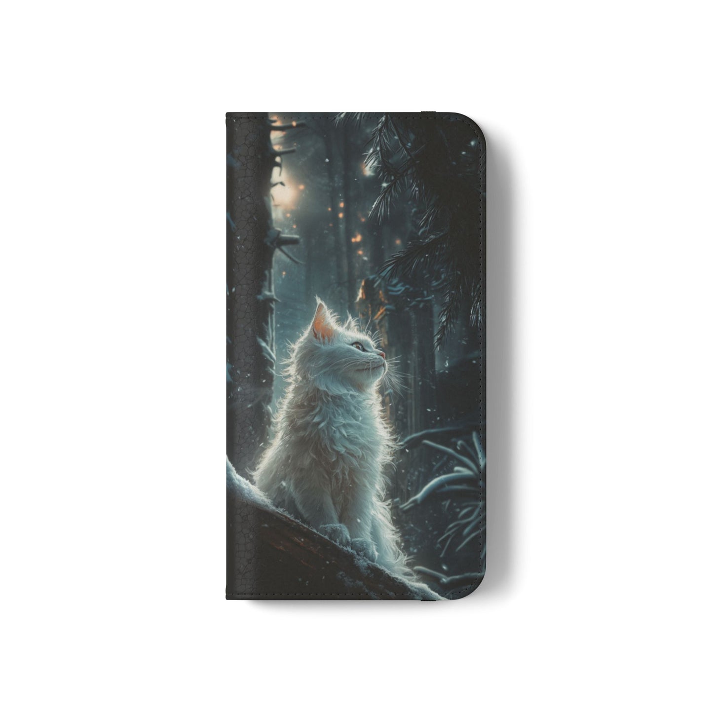 Winter Spirit Cat - Wallet Flip Case