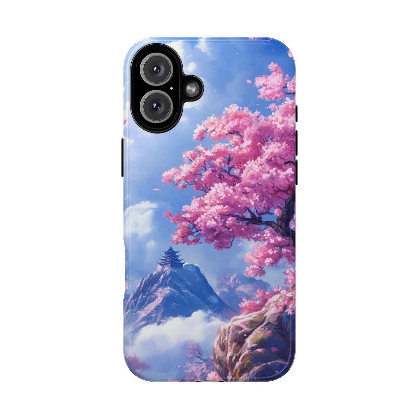 Sakura Sky Temple - Tough iPhone Case