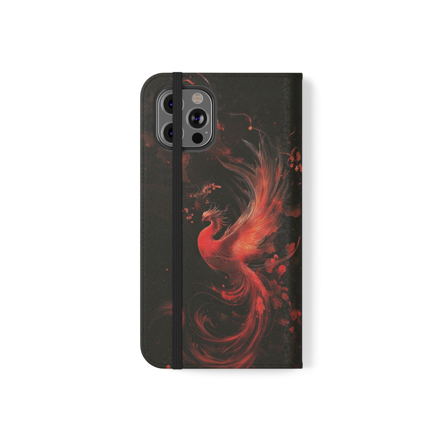 Crimson Phoenix - Wallet Flip Case