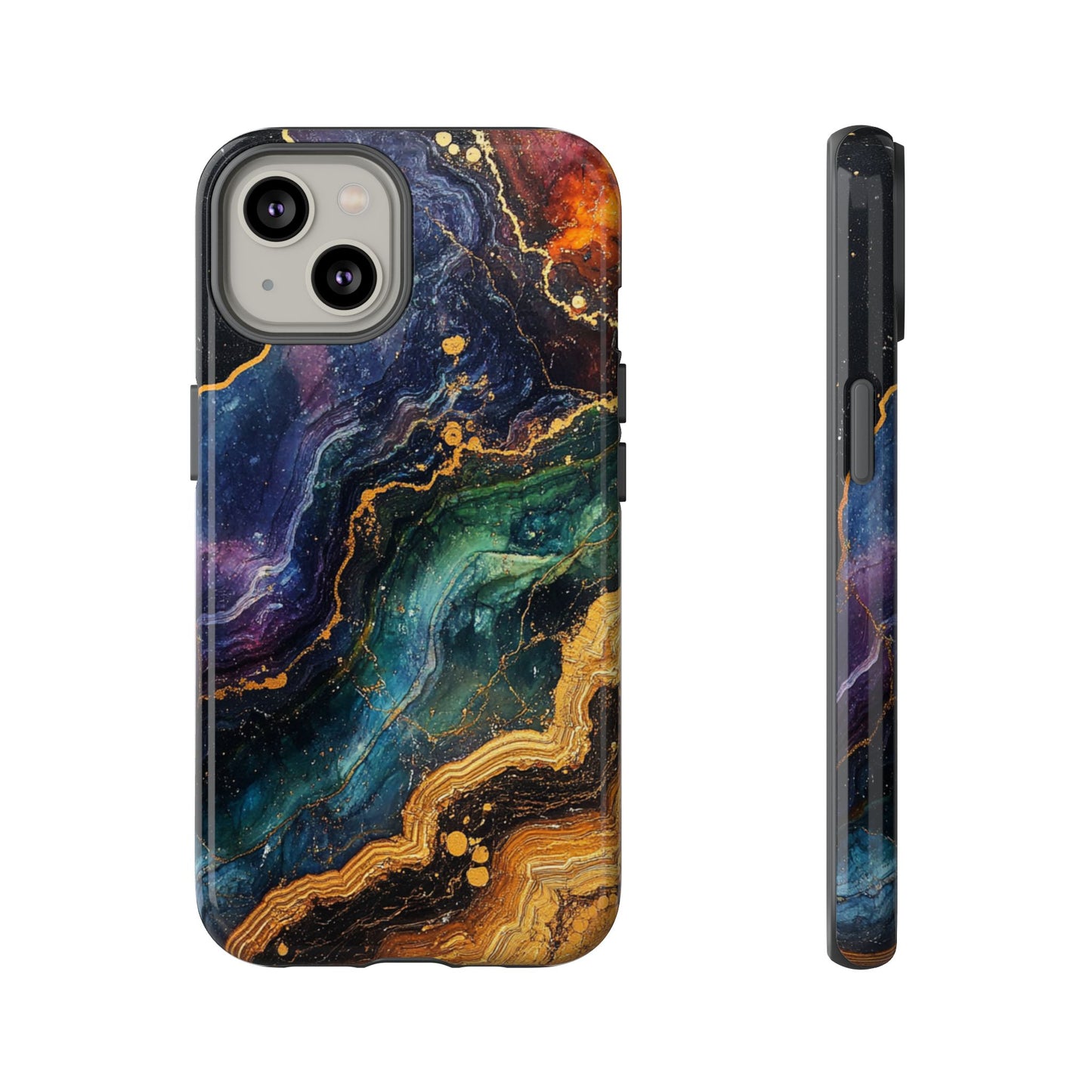 Cosmic Agate Veins – Tough iPhone Case