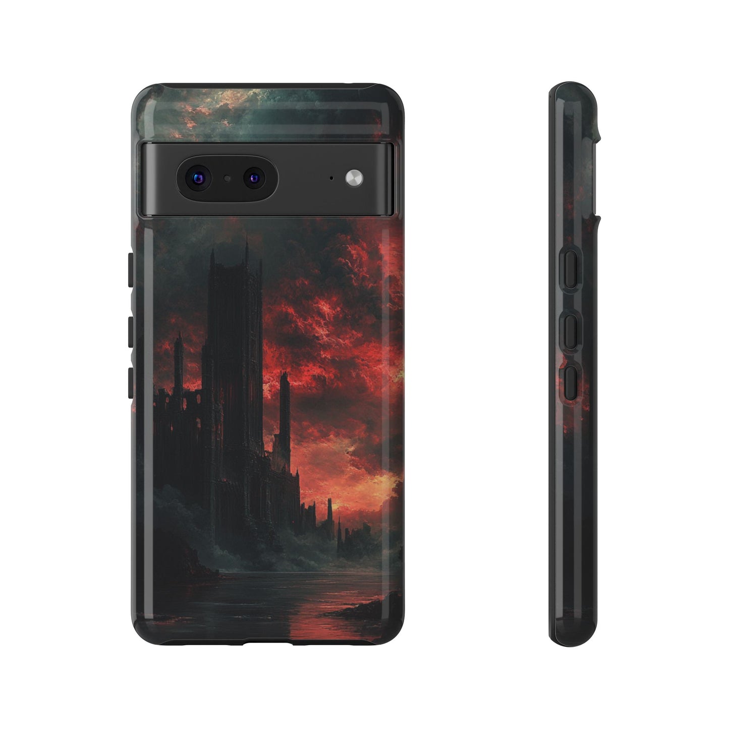 Crimson Dread Citadel – Tough Google Pixel Case