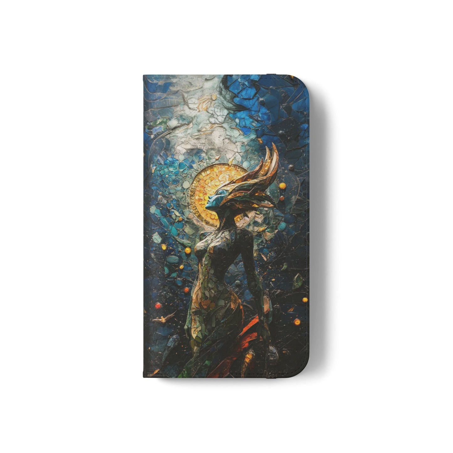 Stained Glass Goddess - Wallet Flip Case