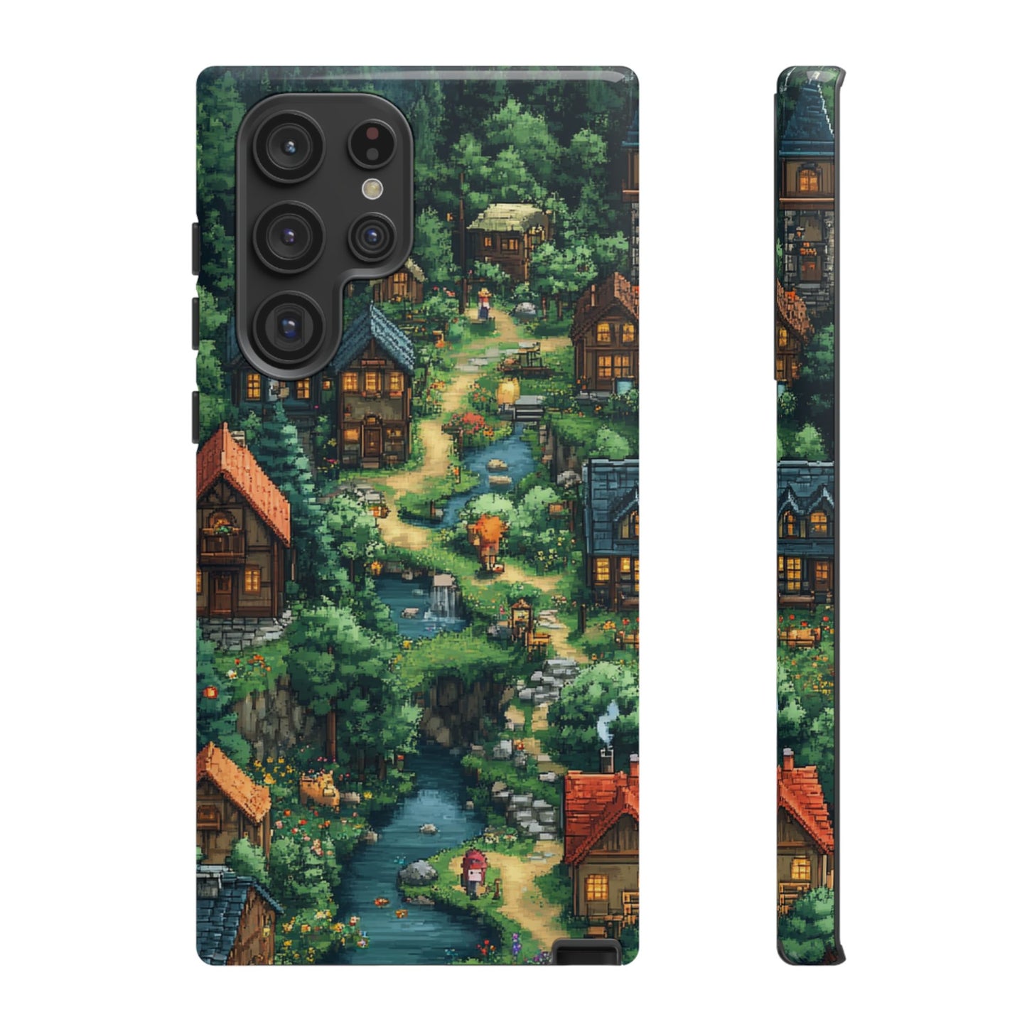 Pixel Forest Hamlet - Tough Samsung Galaxy Case