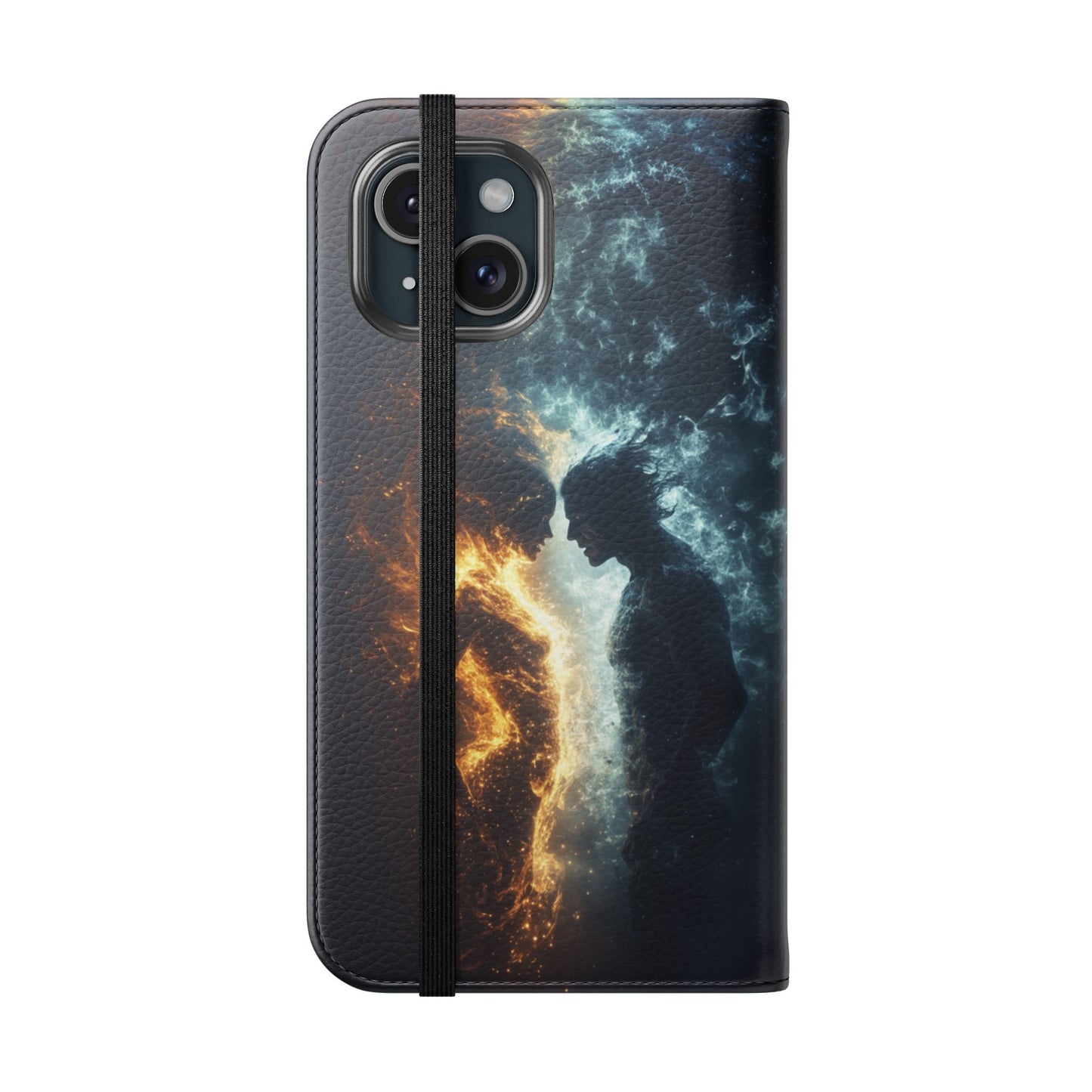 Fire & Frost Lovers - Wallet Flip Case