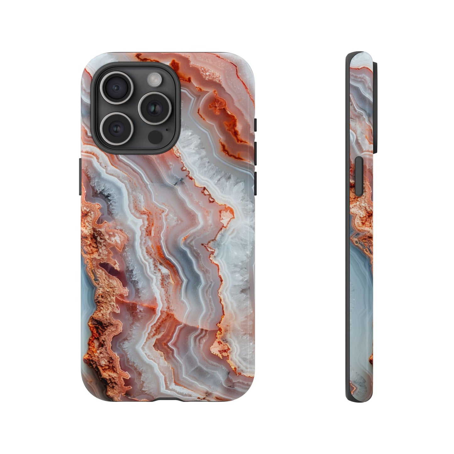 Rose Agate Currents – Tough iPhone Case