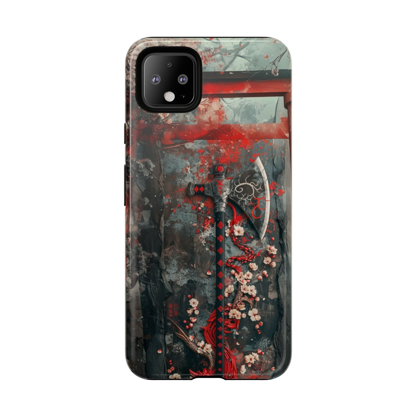 Sakura Warrior Axe - Tough Google Pixel Case