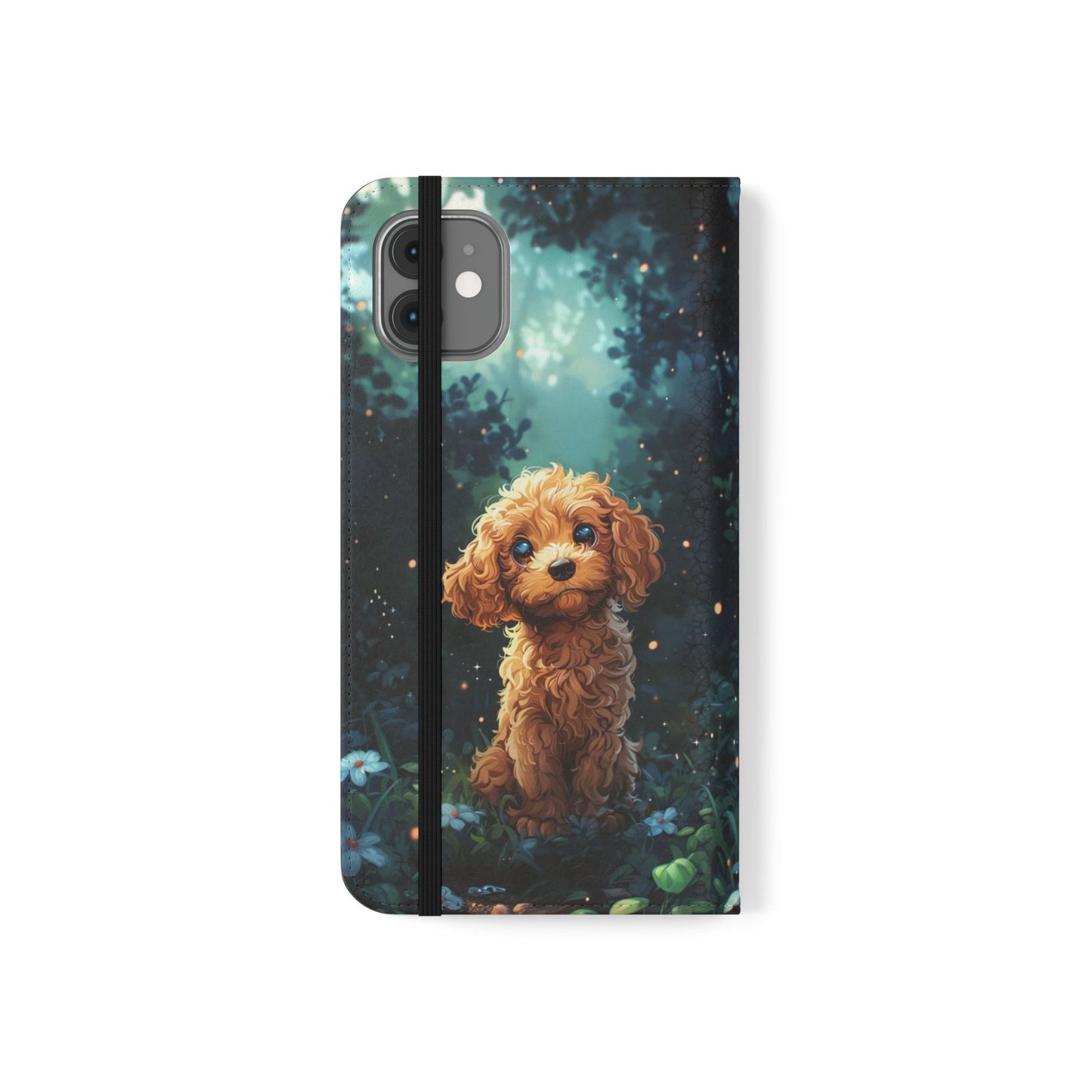 Forest Poodle - Wallet Flip Case