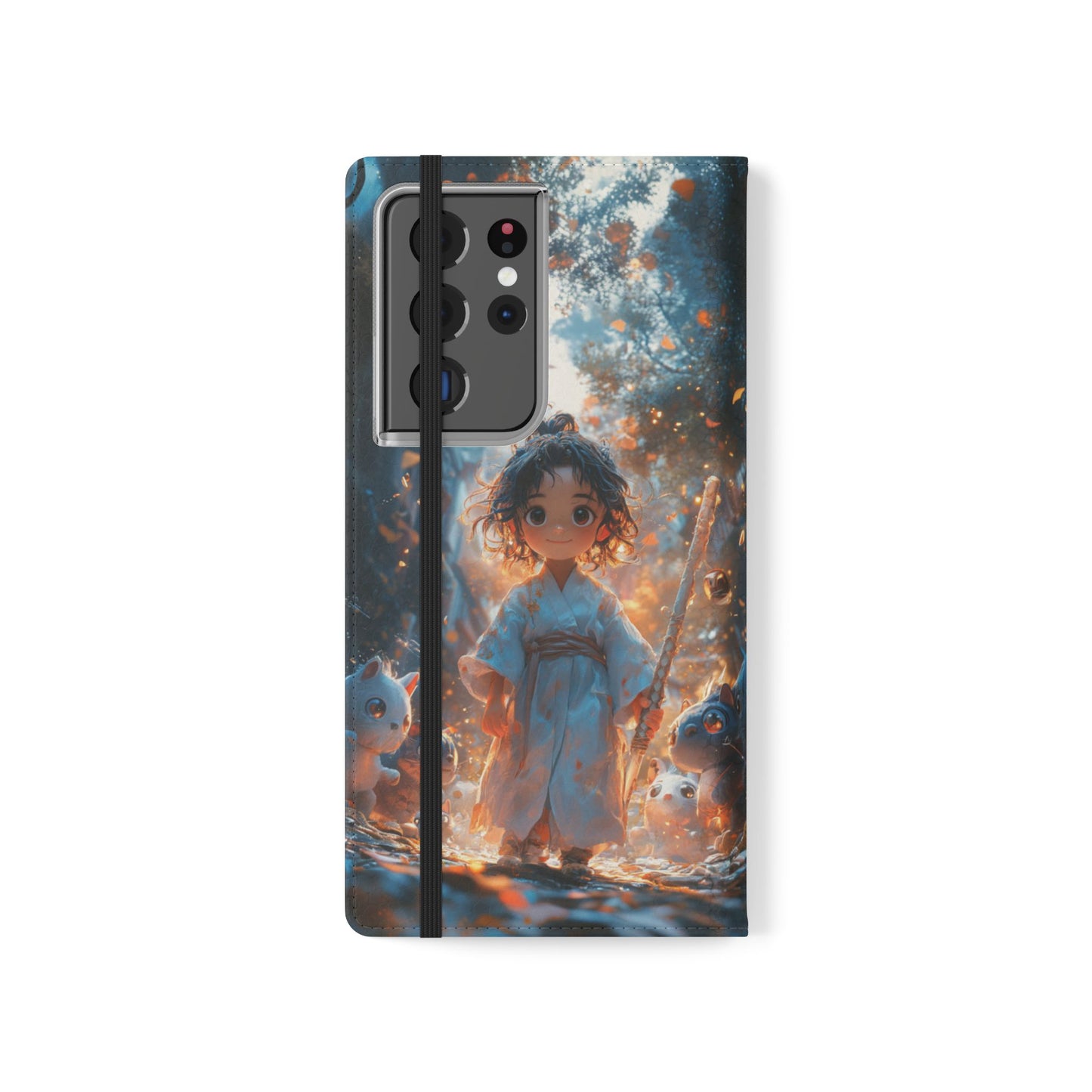 Forest Spirit Child - Wallet Flip Case