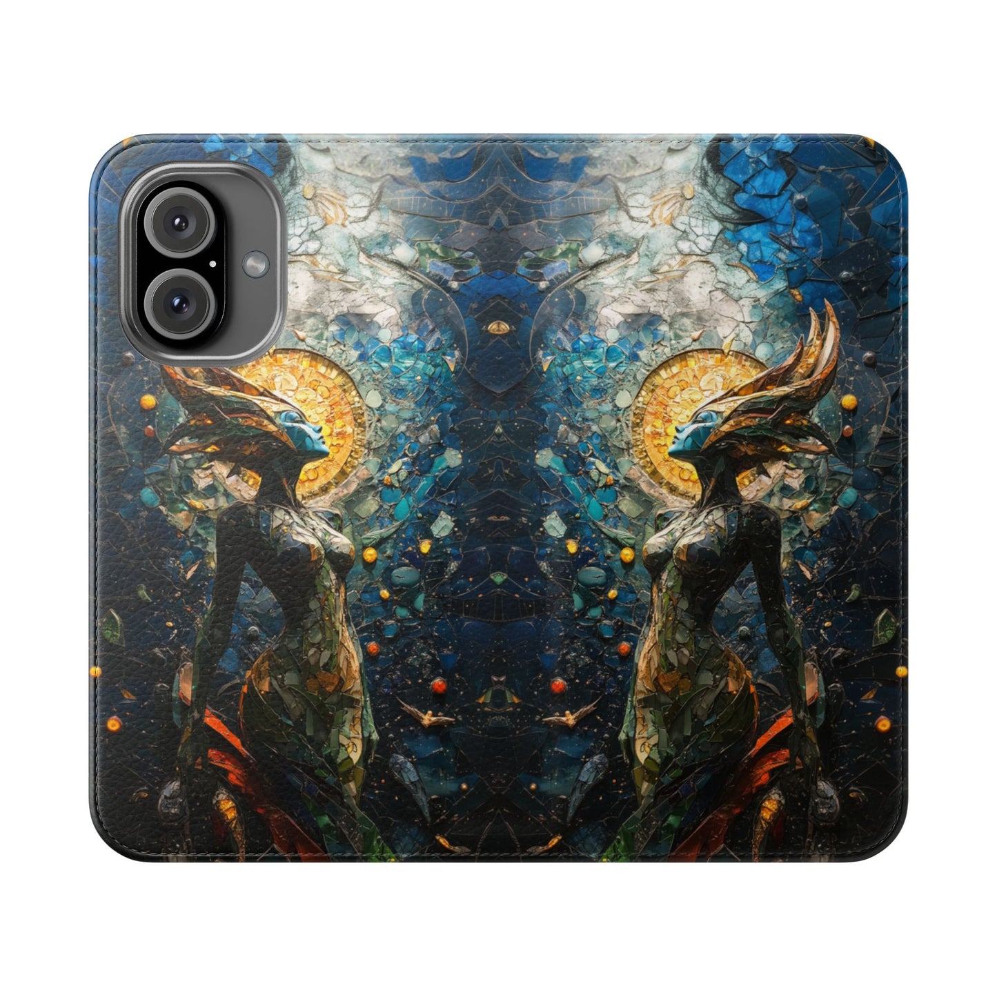 Stained Glass Goddess - Wallet Flip Case