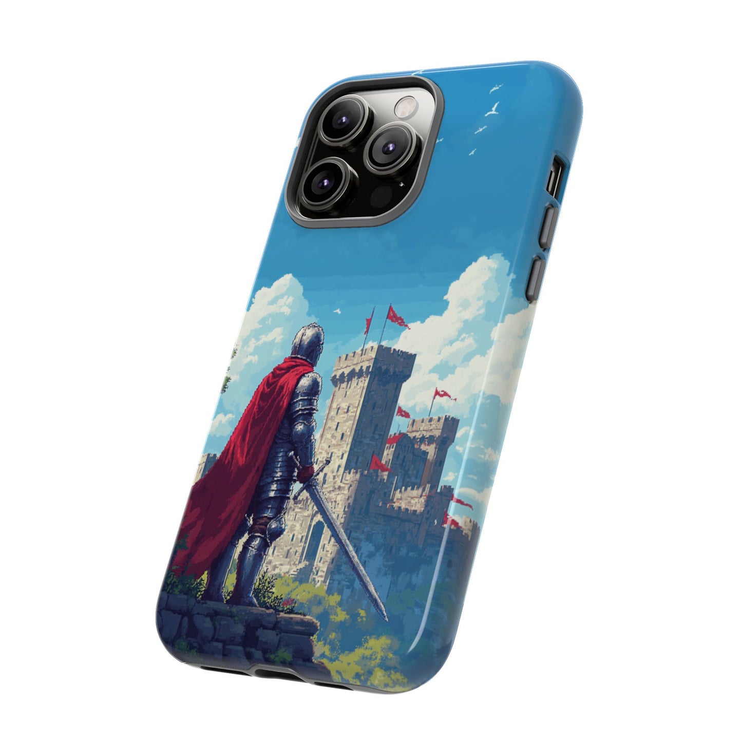 Pixel Knight Adventure Phone Case - iPhone, Google Pixel, Samsung Galaxy