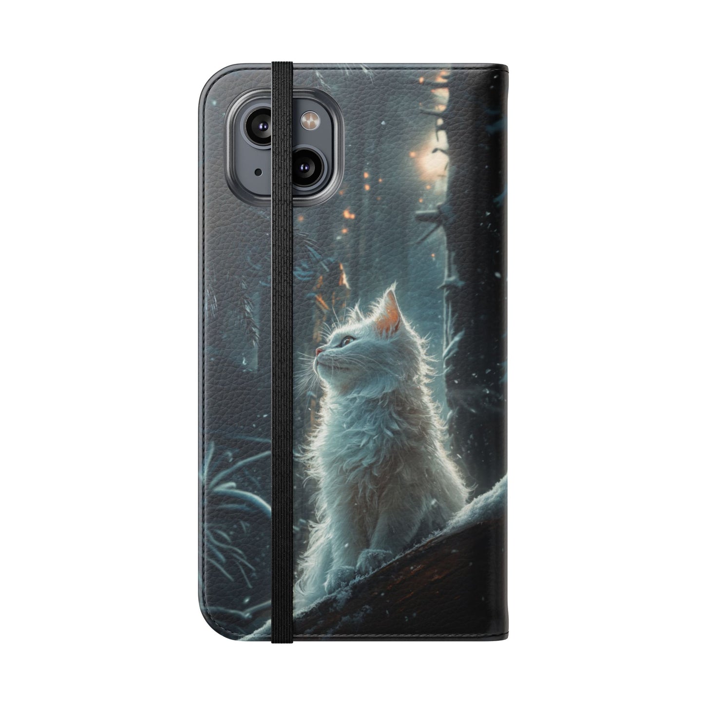Winter Spirit Cat - Wallet Flip Case