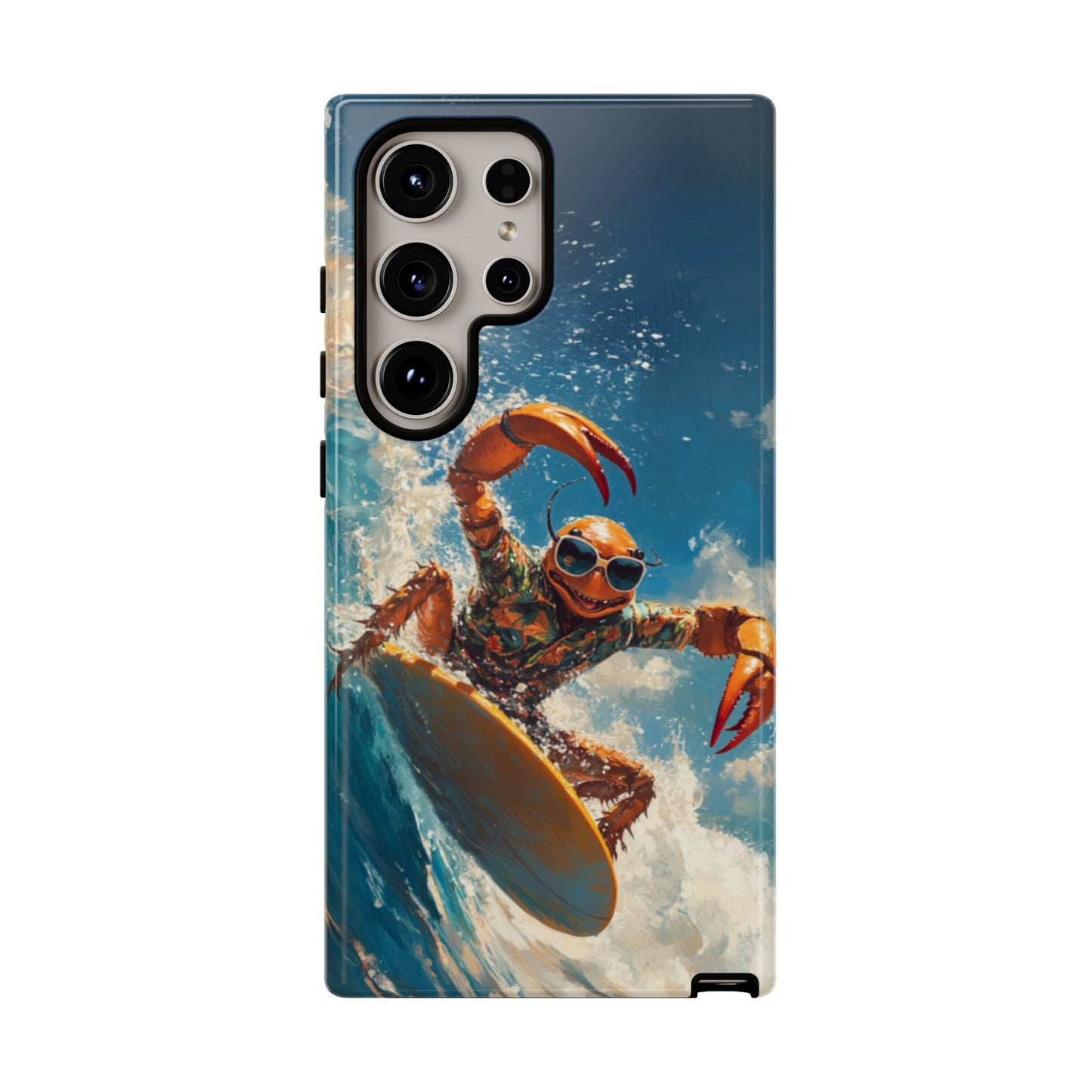 Surfing Crab - Tough Samsung Galaxy Case