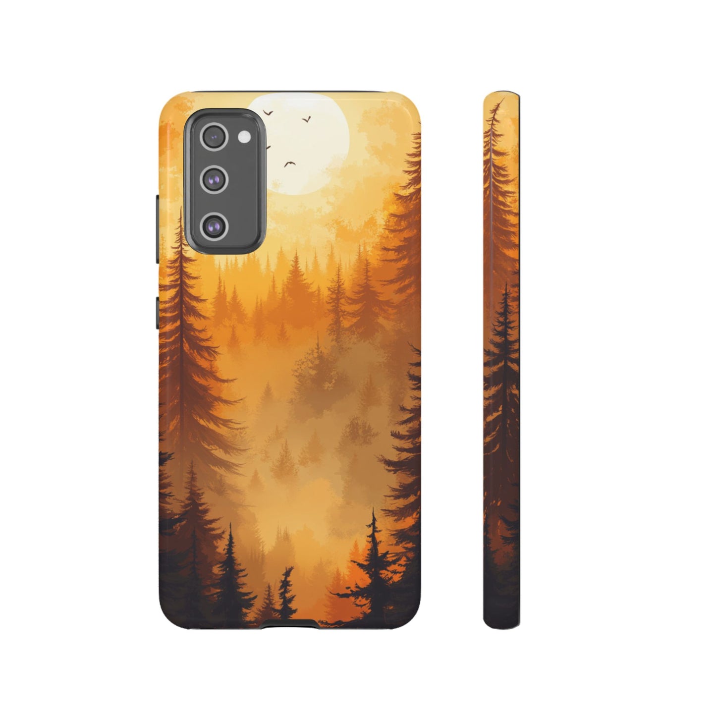Golden Forest Silhouette – Tough Samsung Galaxy Case