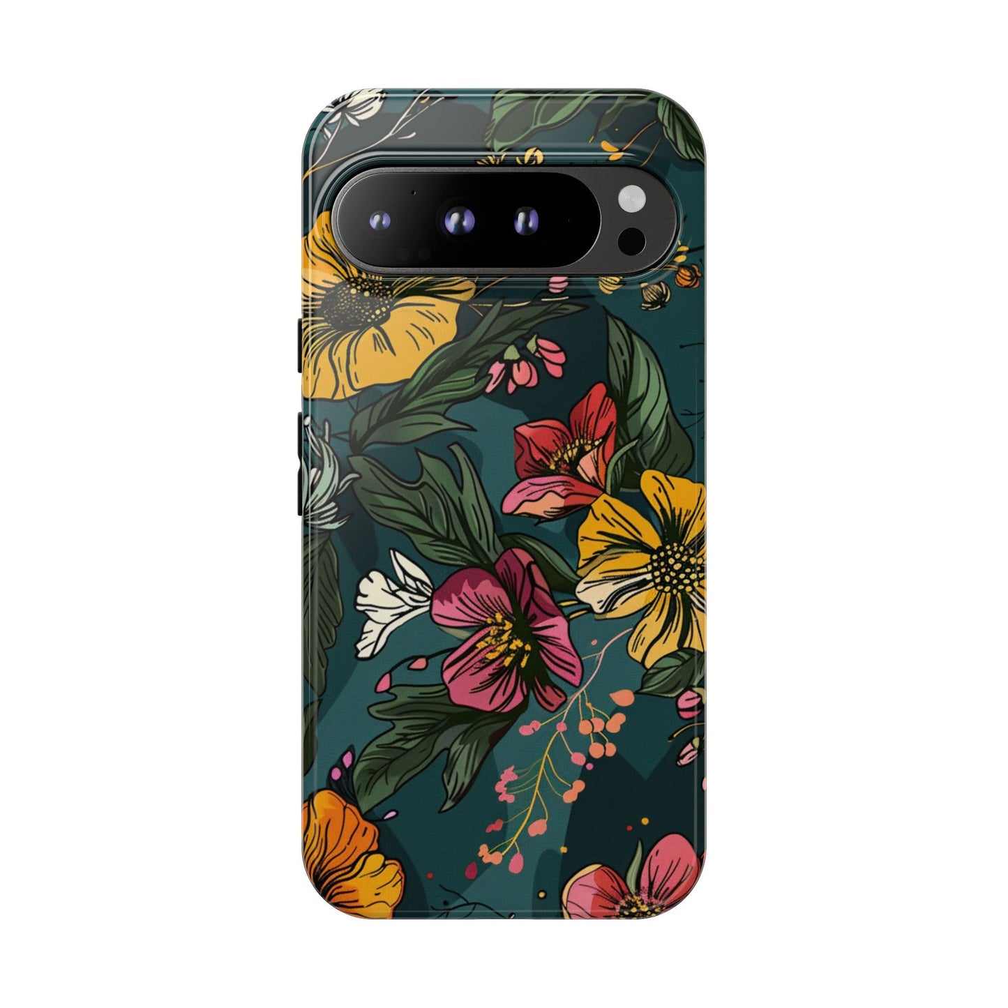 Vintage Floral Bloom – Tough Google Pixel Case