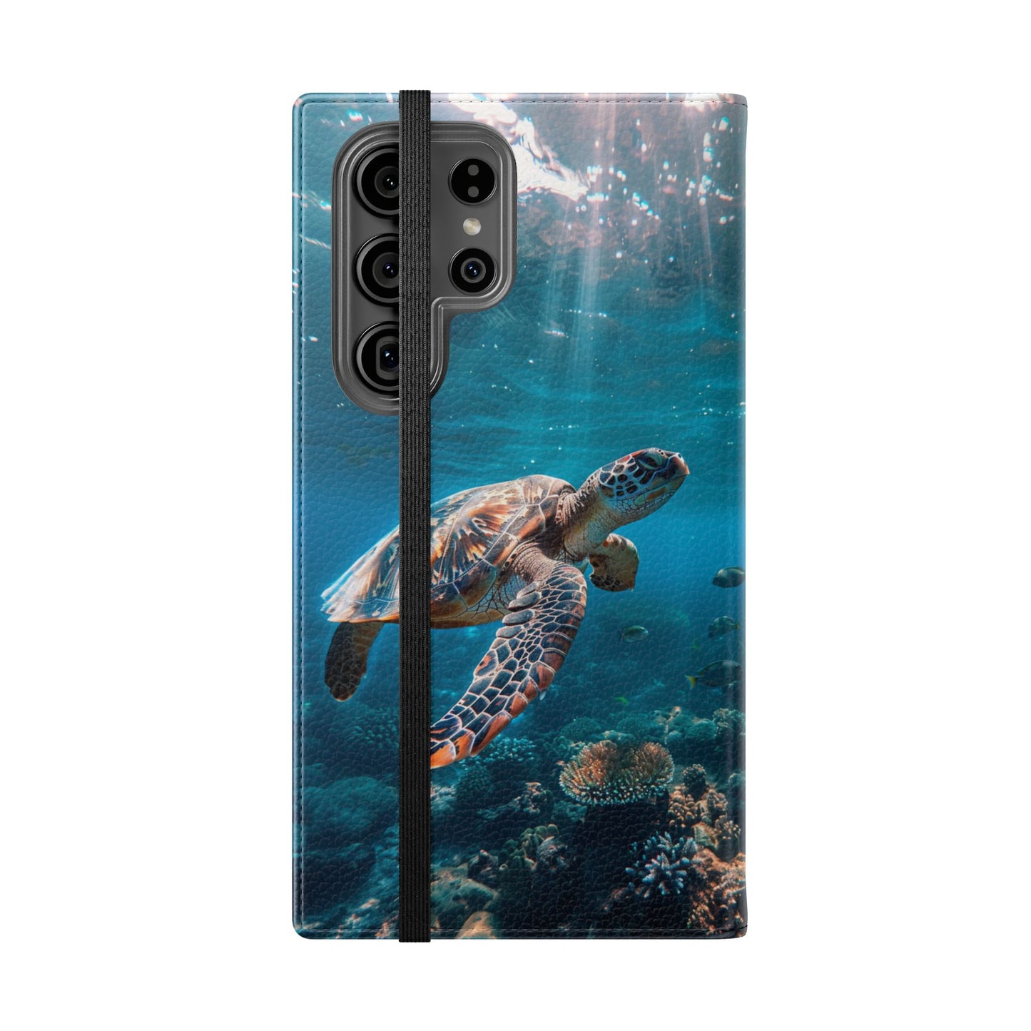 Ocean Guardian Sea Turtle - Wallet Flip Case