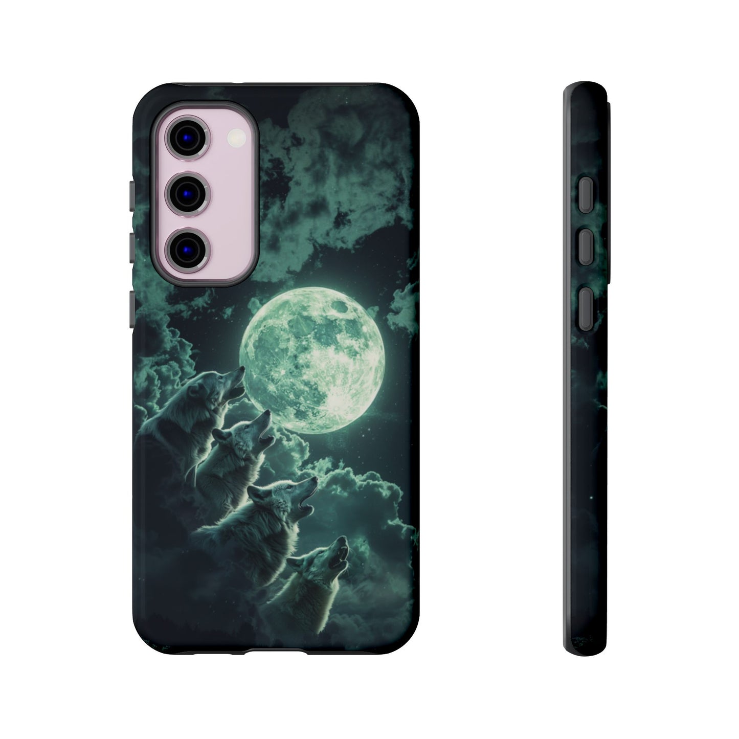 Moonlit Wolf Chorus - Tough Samsung Galaxy Case