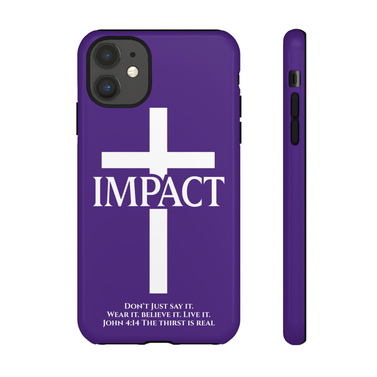 Impact Purple - Tough iPhone Case
