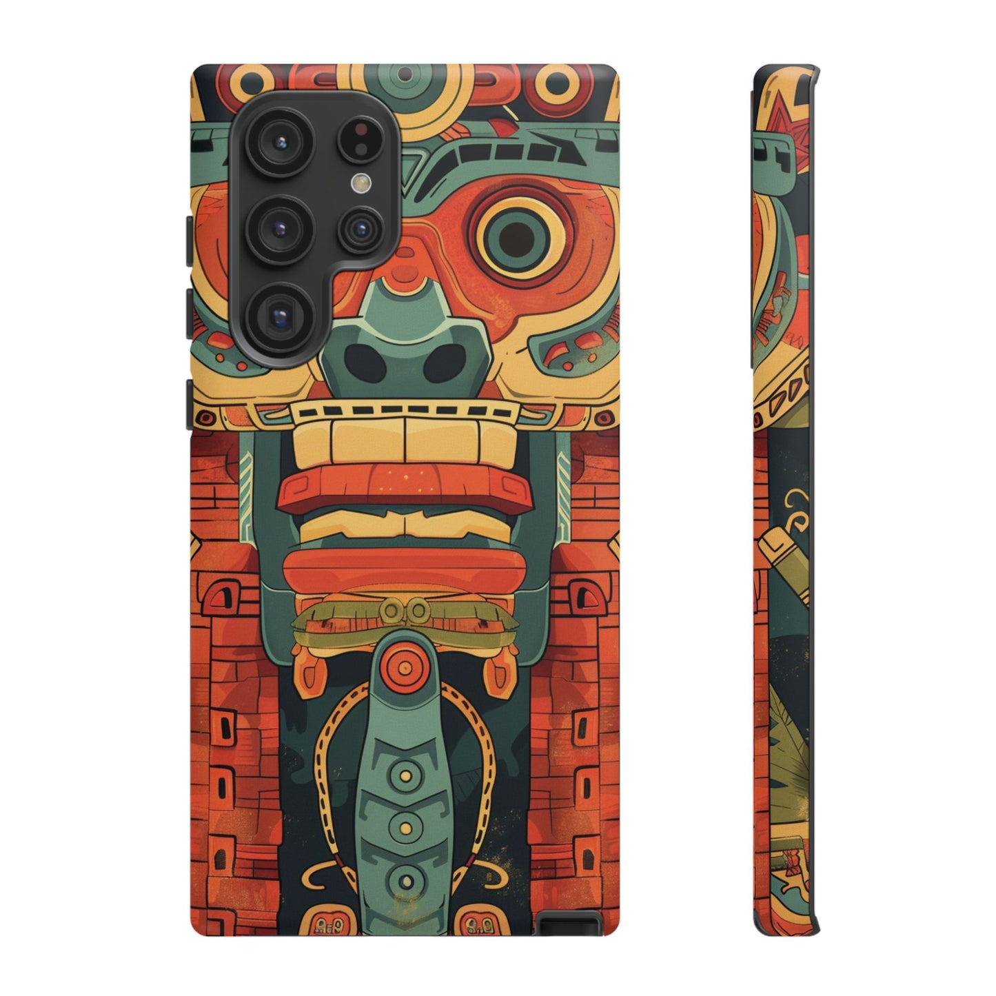 Vivid Ancient Glyphs Phone Case - iPhone, Google Pixel, Samsung