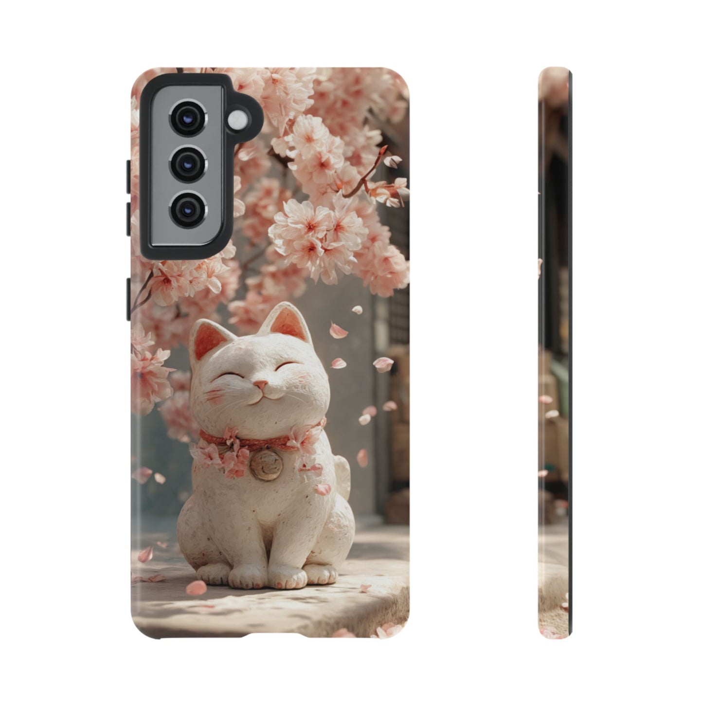 Sakura Lucky Cat - Tough Samsung Galaxy Case