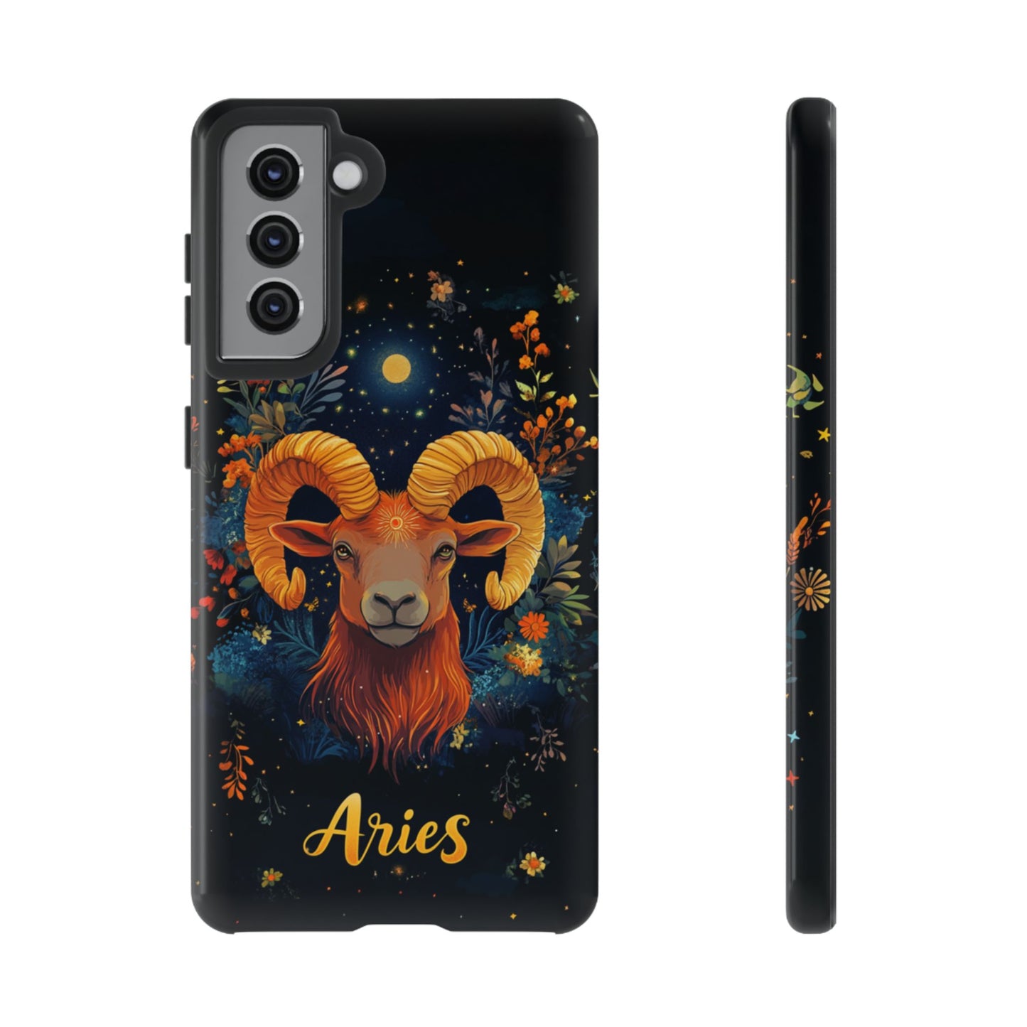 Aries Celestial Bloom Phone Case – iPhone, Google Pixel, Samsung Galaxy