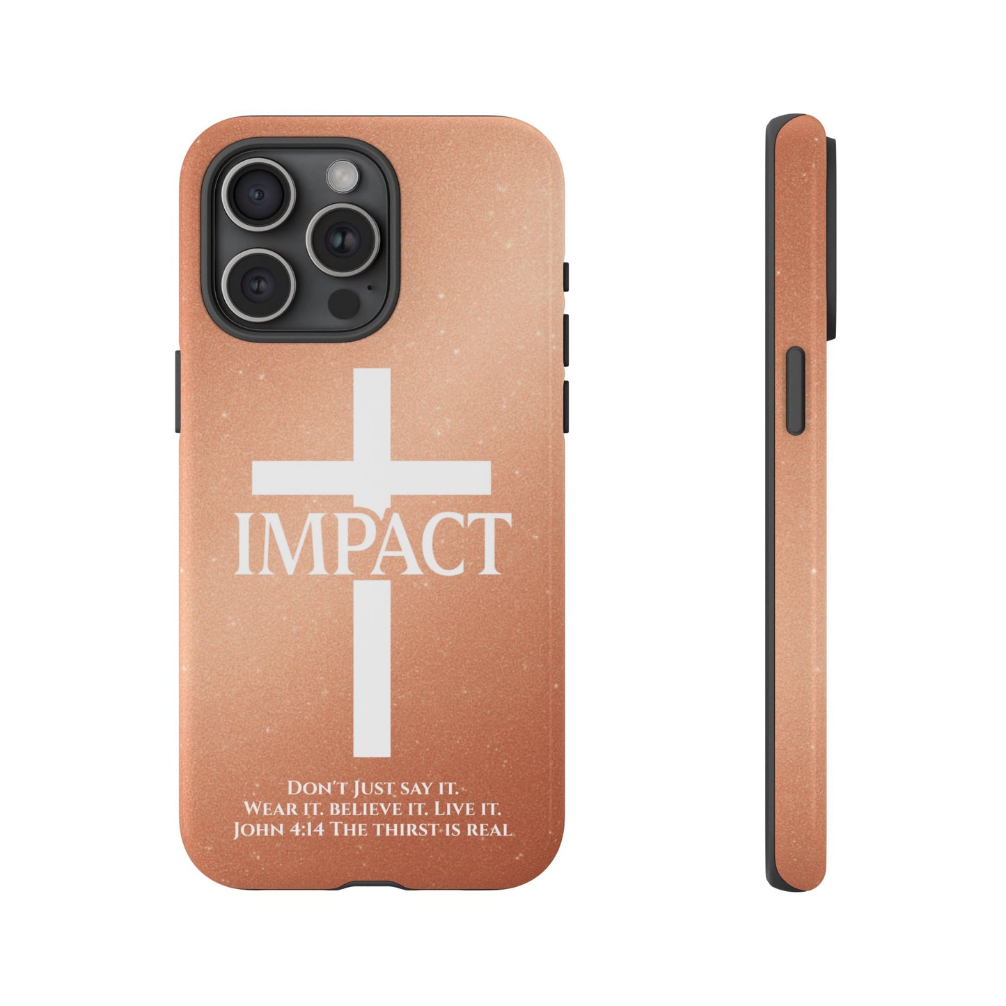 Impace Rose Gold - Tough iPhone Case