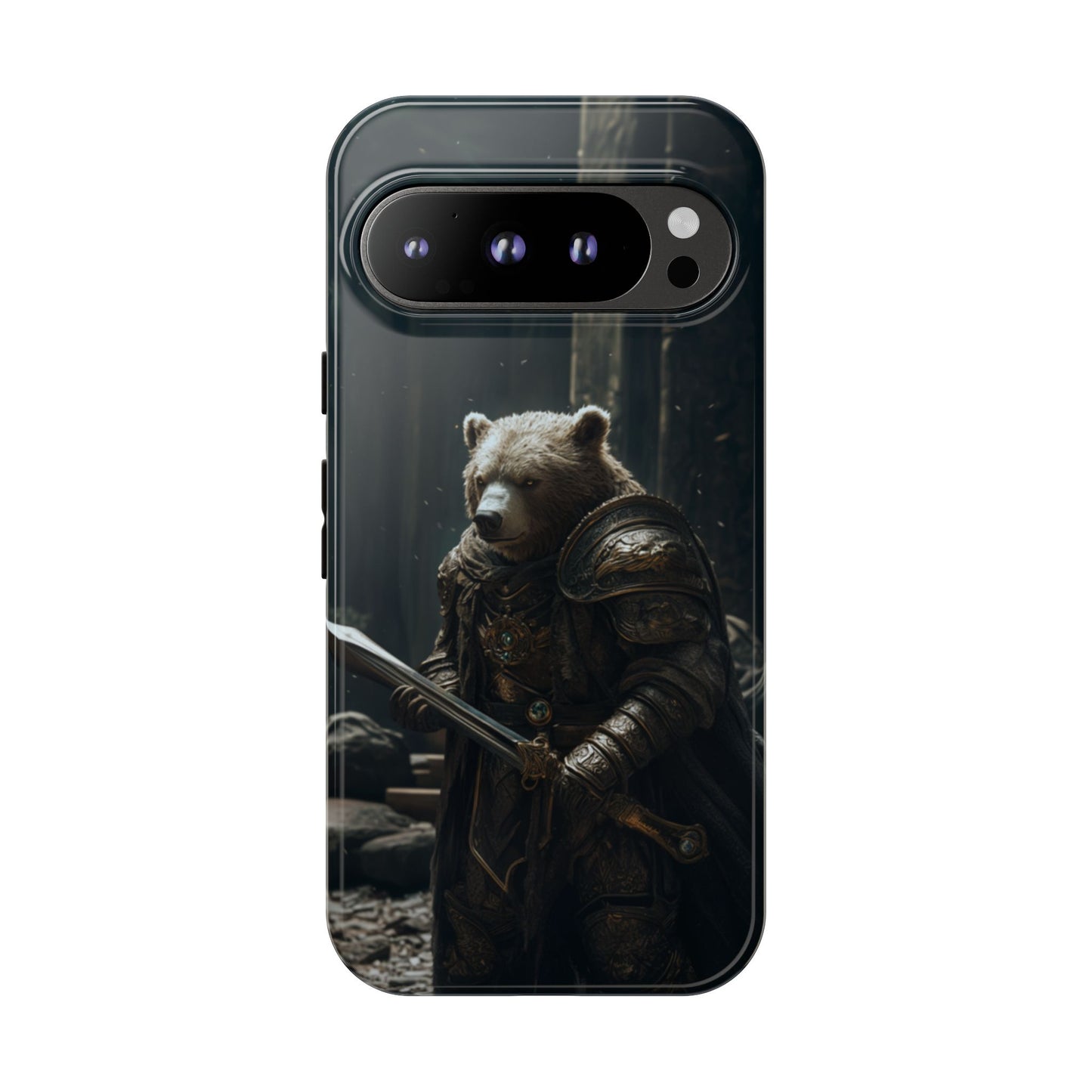 Medieval Bear Warrior Knight - Tough Google Pixel Case