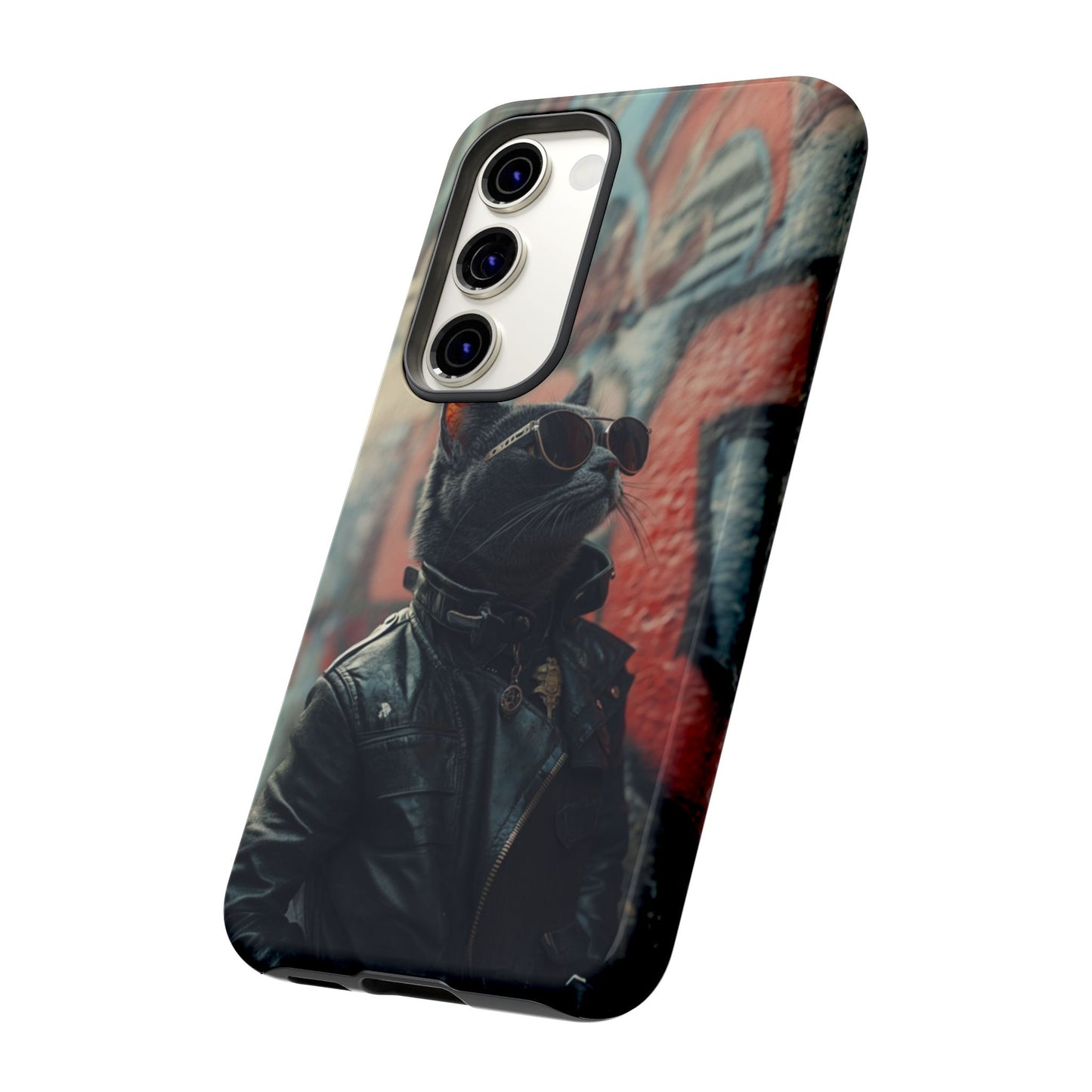 Punk Rock Cat Phone Case – iPhone, Google Pixel, Samsung Galaxy