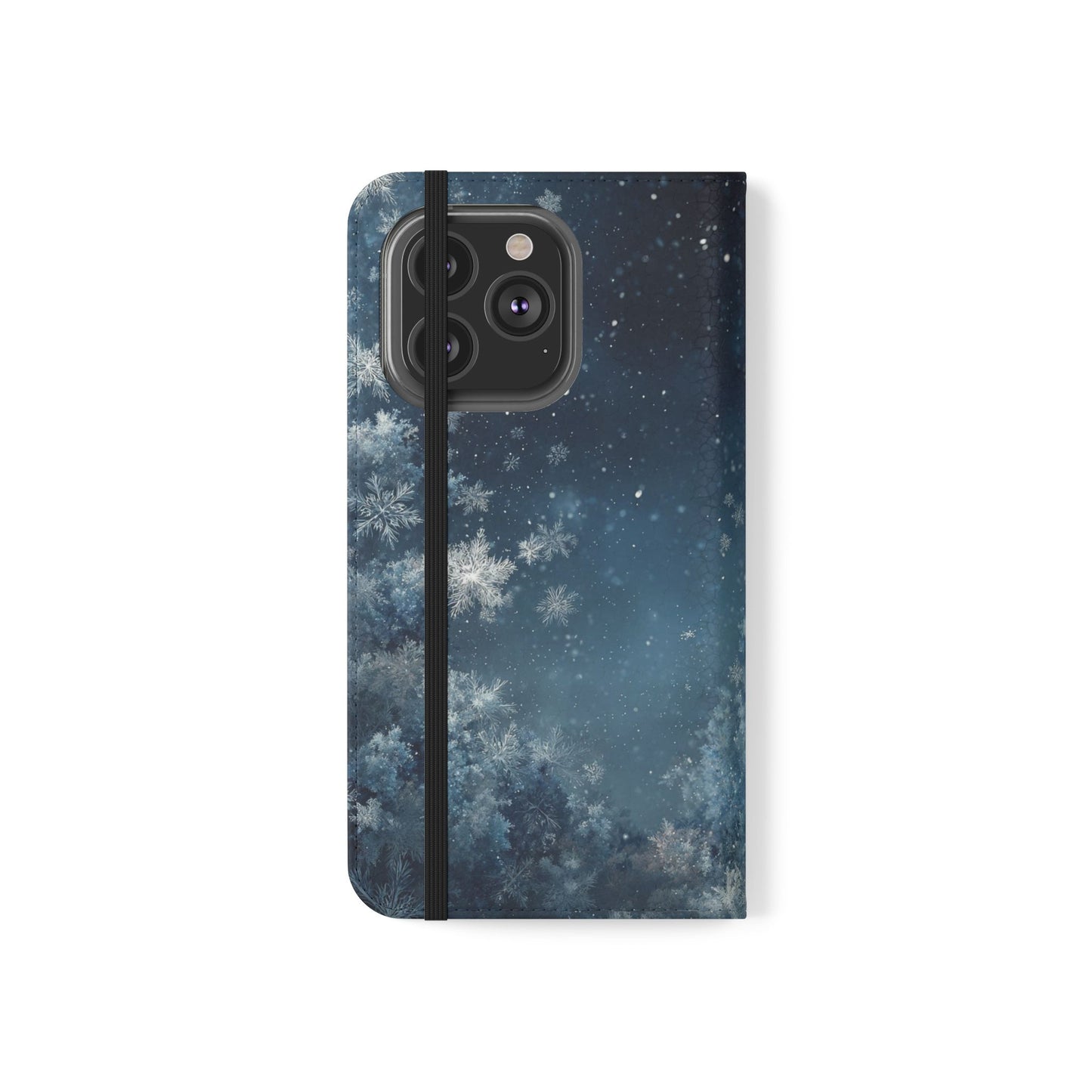 Winter Snowflakes - Wallet Flip Case