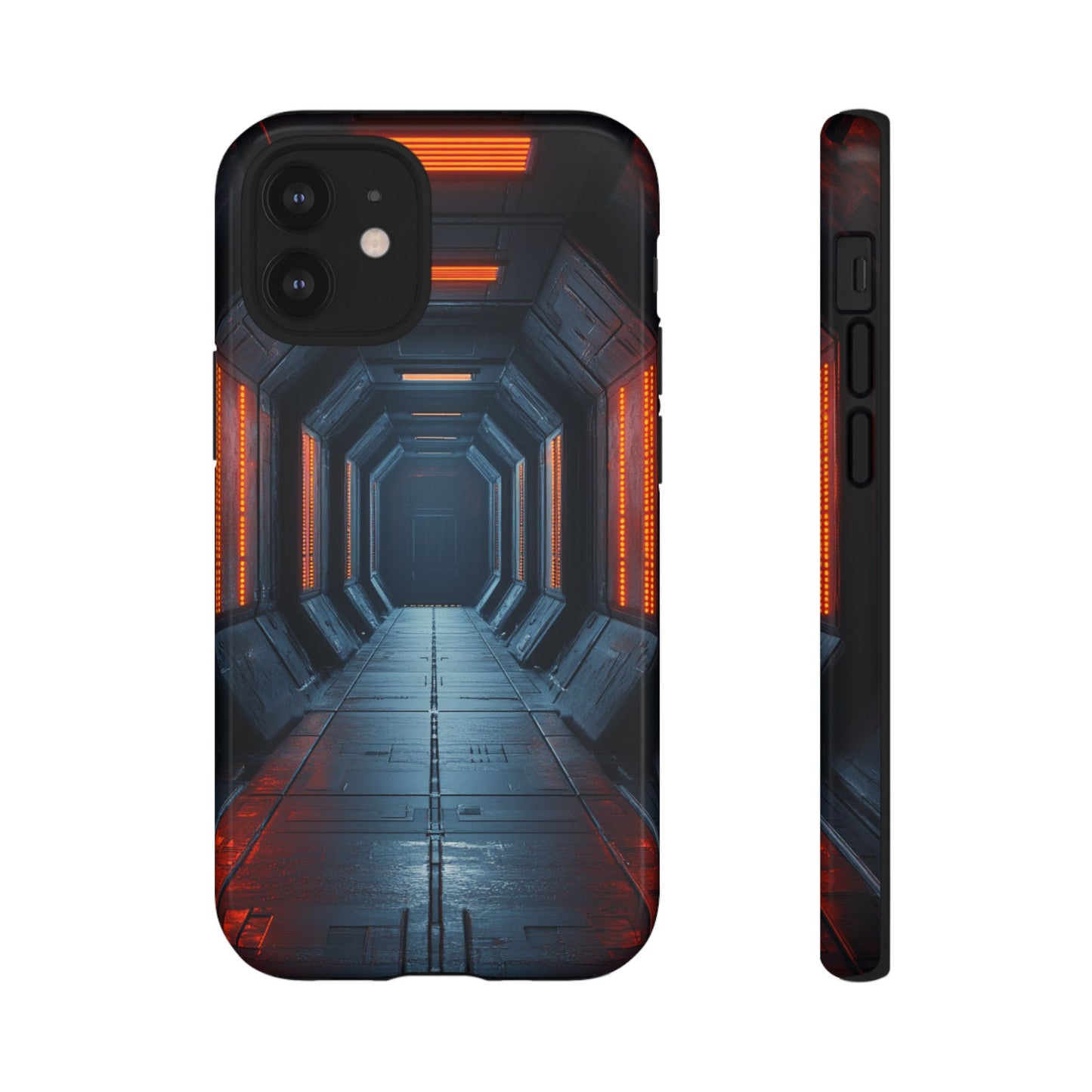 Red Alert Corridor – Tough iPhone Case