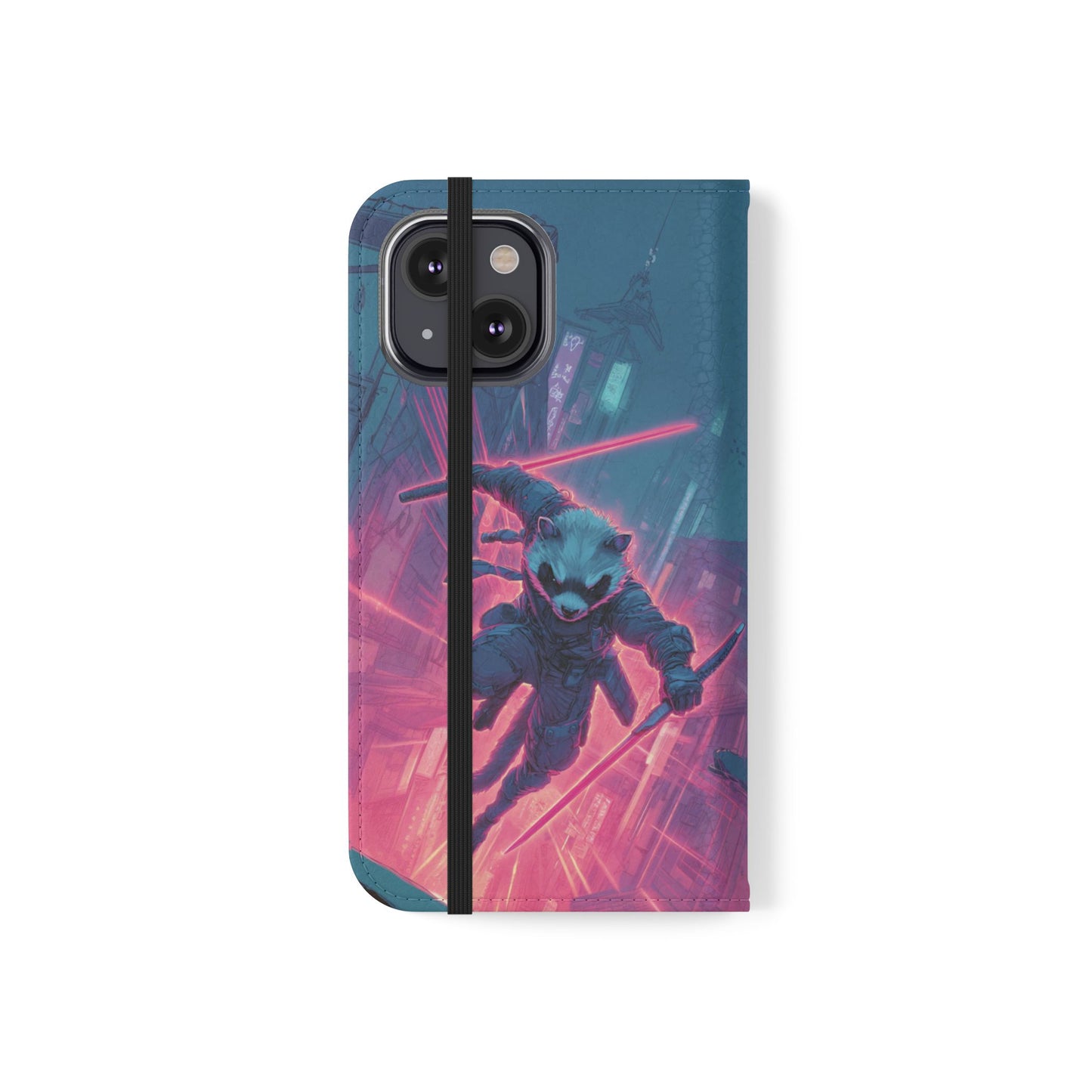 Cyberpunk Ferret - Wallet Flip Case