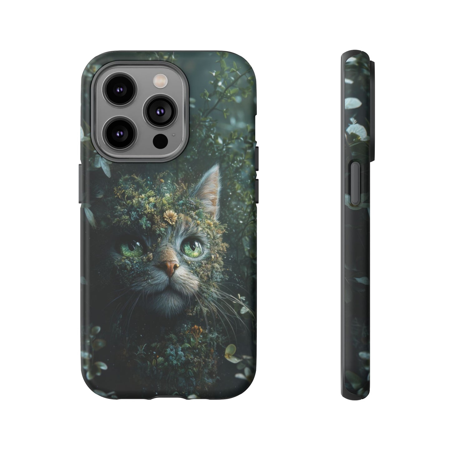 Forest Fantasy Cat Phone Case – iPhone, Google Pixel, Samsung Galaxy