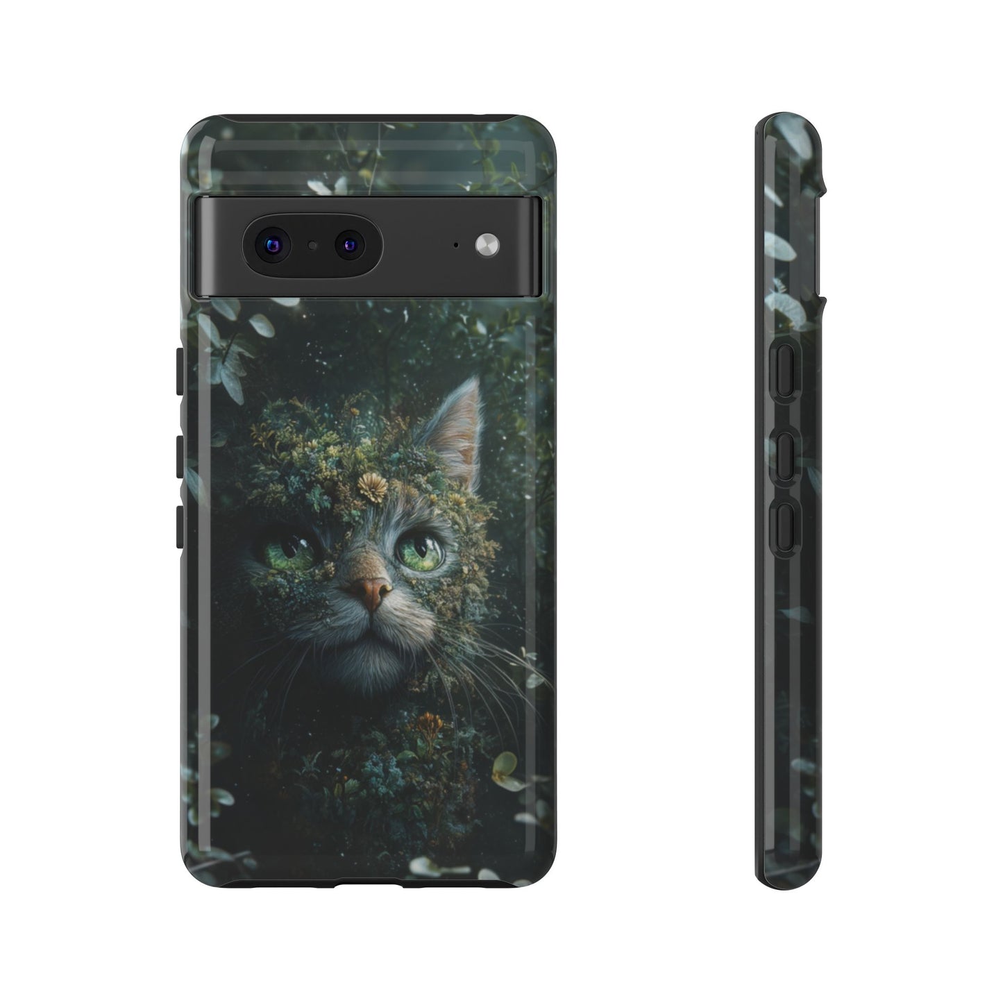 Forest Fantasy Cat Phone Case – iPhone, Google Pixel, Samsung Galaxy