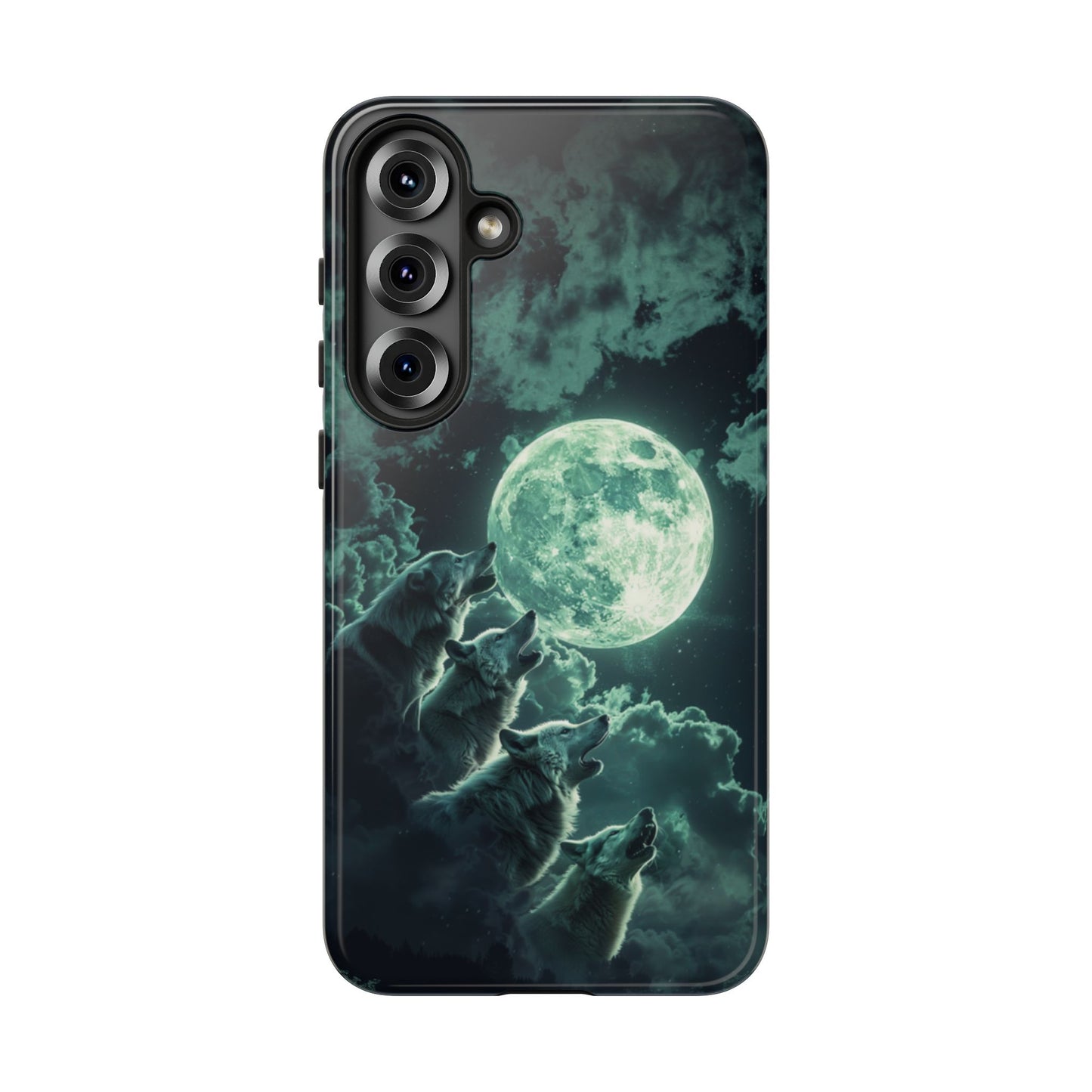 Moonlit Wolf Chorus - Tough Samsung Galaxy Case