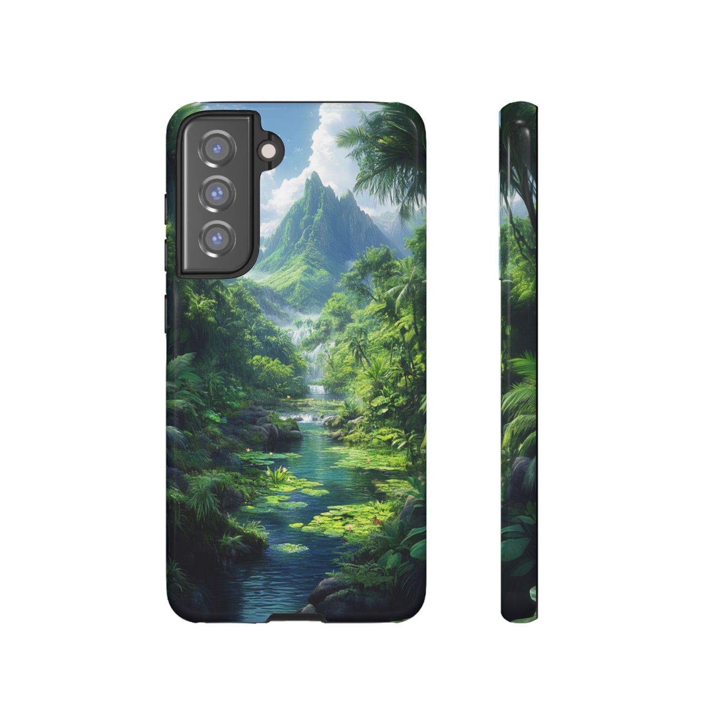Verdant Jungle Cascade – Tough Samsung Galaxy Case