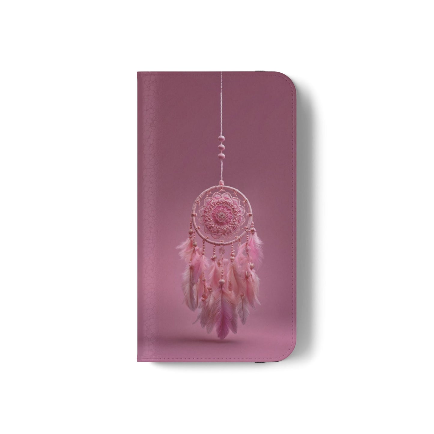 Pink Lace Dreamcatcher - Wallet Flip Case