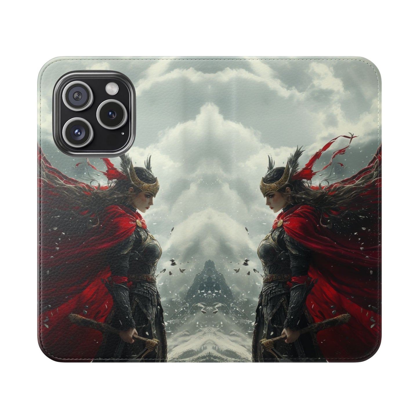 Freya Crimson Valkyrie - Wallet Flip Case