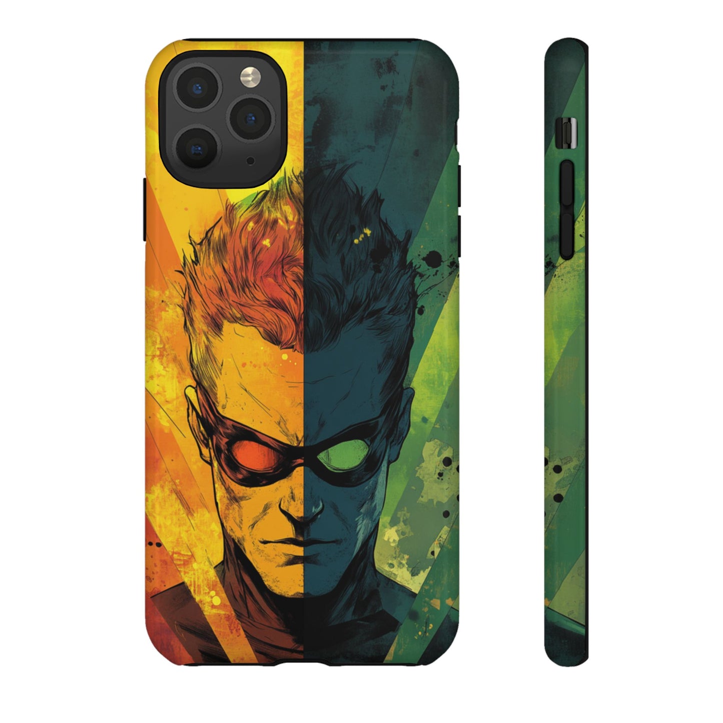 Split Spectrum Hero – Tough iPhone Case
