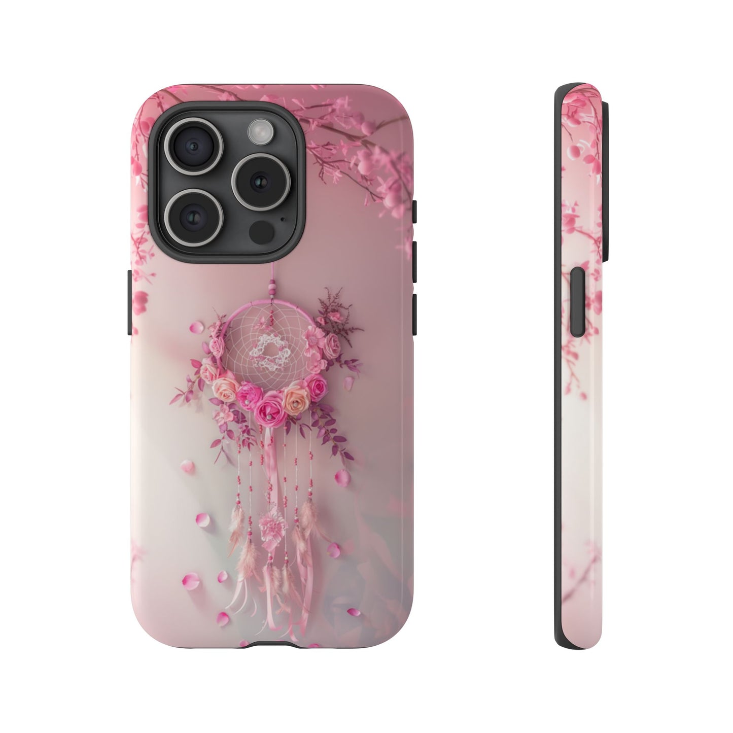 Pink Rose Dreamcatcher - Tough iPhone Case